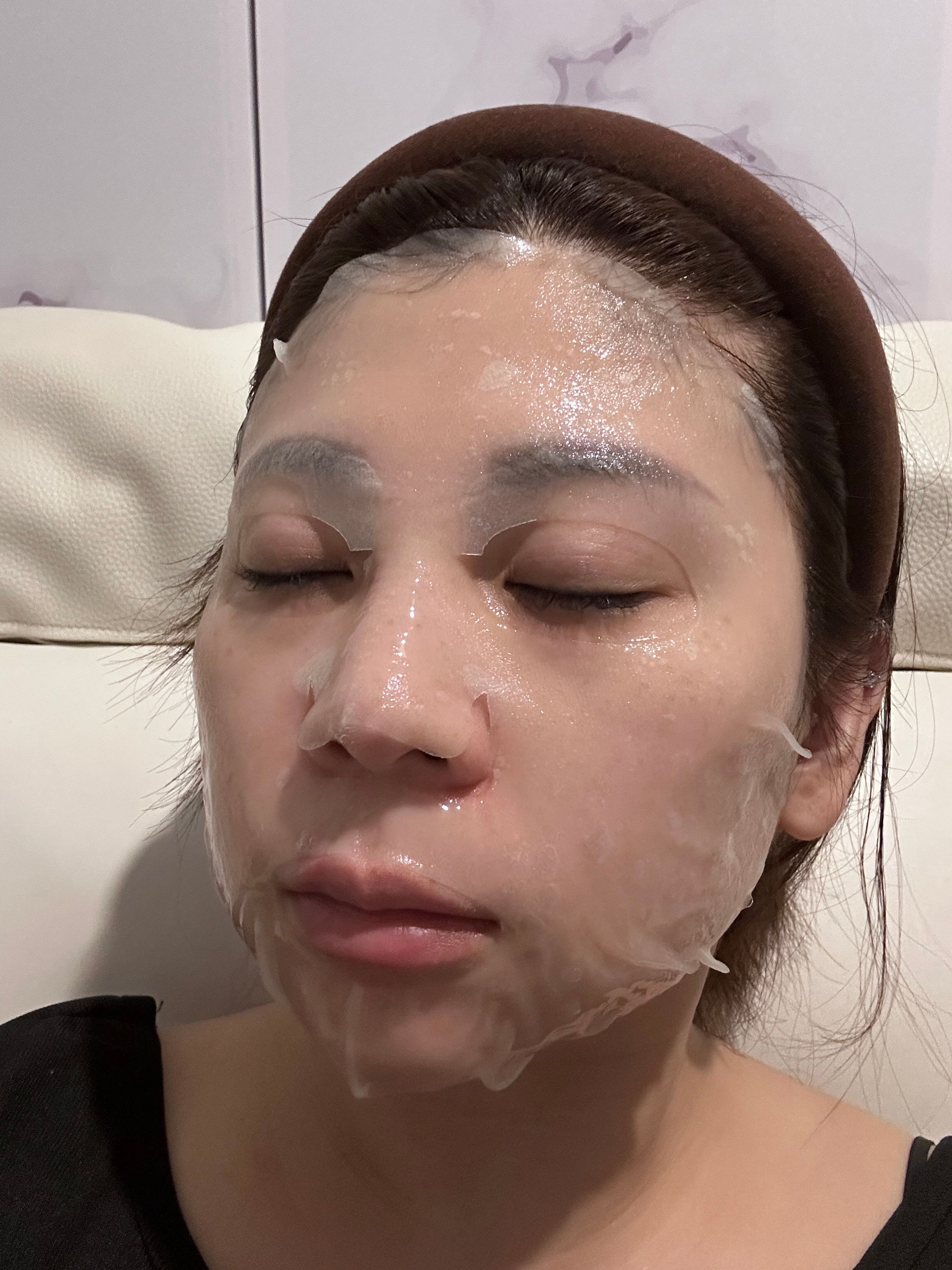 Sasatinnie 第三代升級版全效水潤透光面膜 真實評價/實測照片 byyor***************com 1
