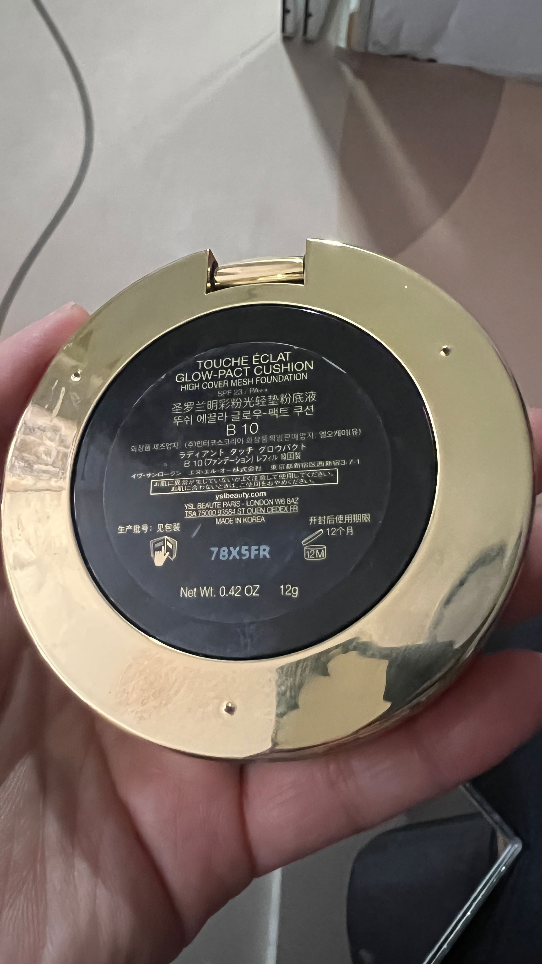 YSL 恆時啞緻氣墊粉底 真實評價/實測照片 by* 1