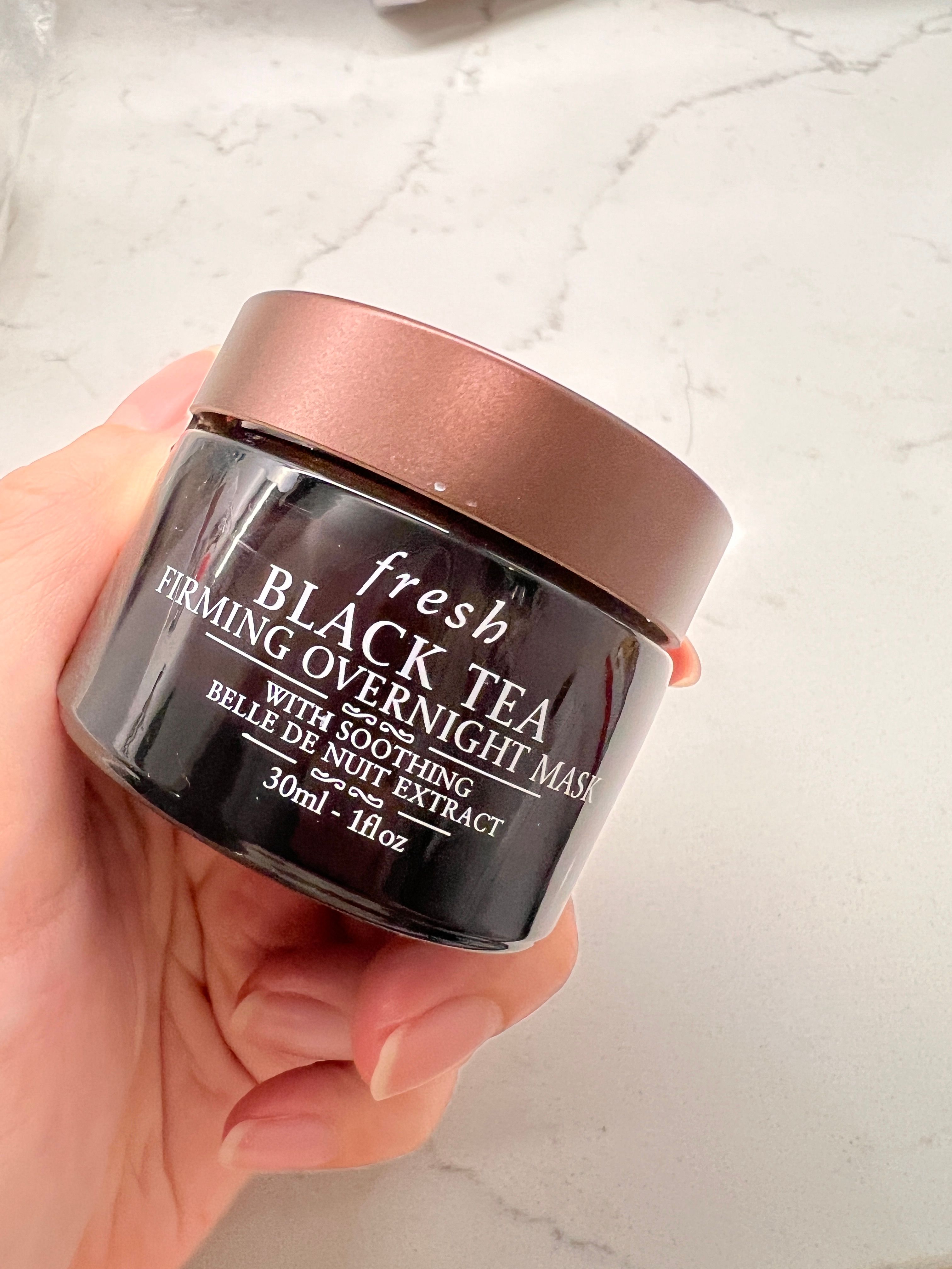 Fresh 紅茶晚間緊緻面膜 真實評價/實測照片 by* 2