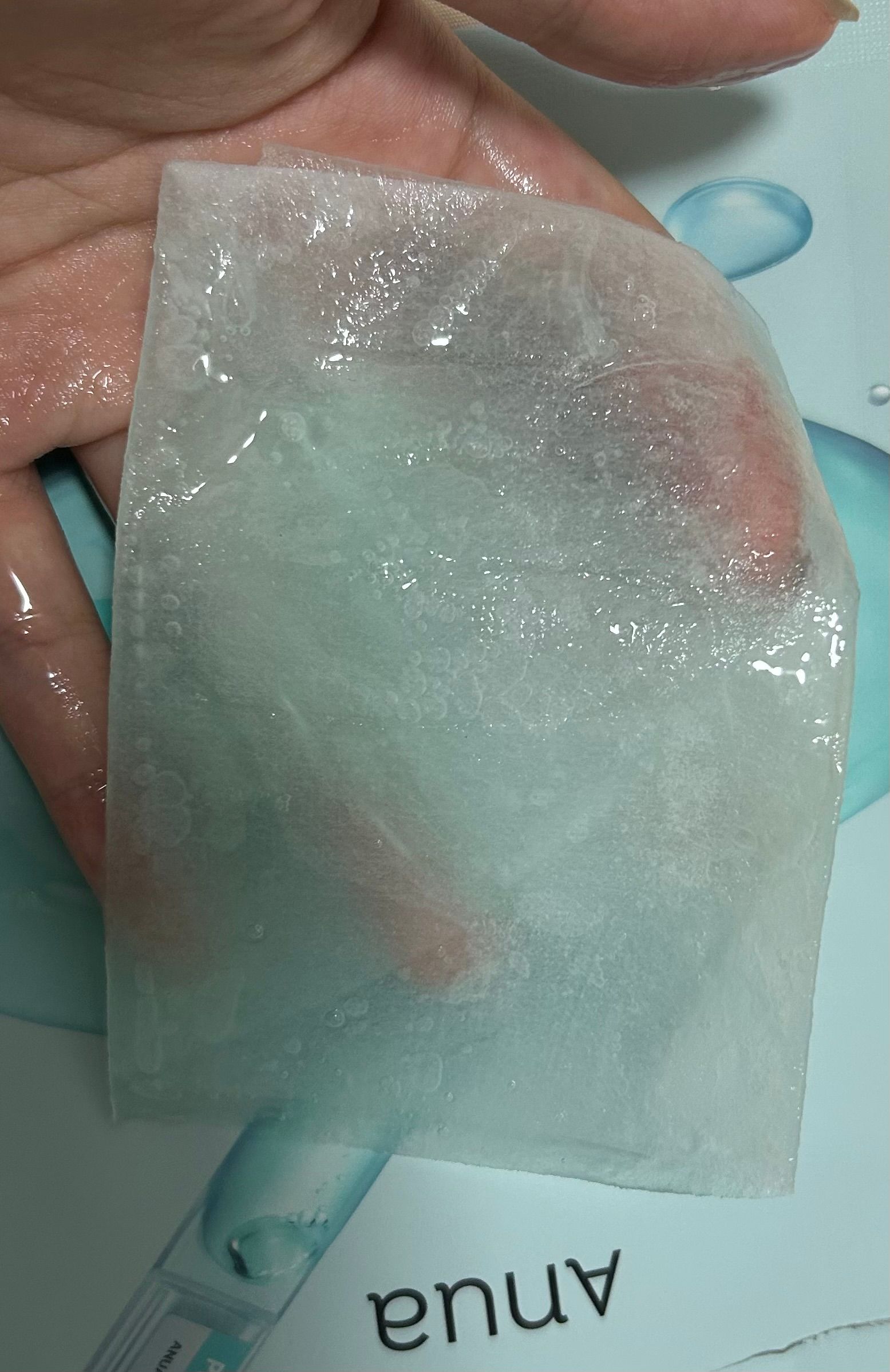 ANUA PDRN 透明質酸水分光澤面膜 真實評價/實測照片 bymhm**************com 1