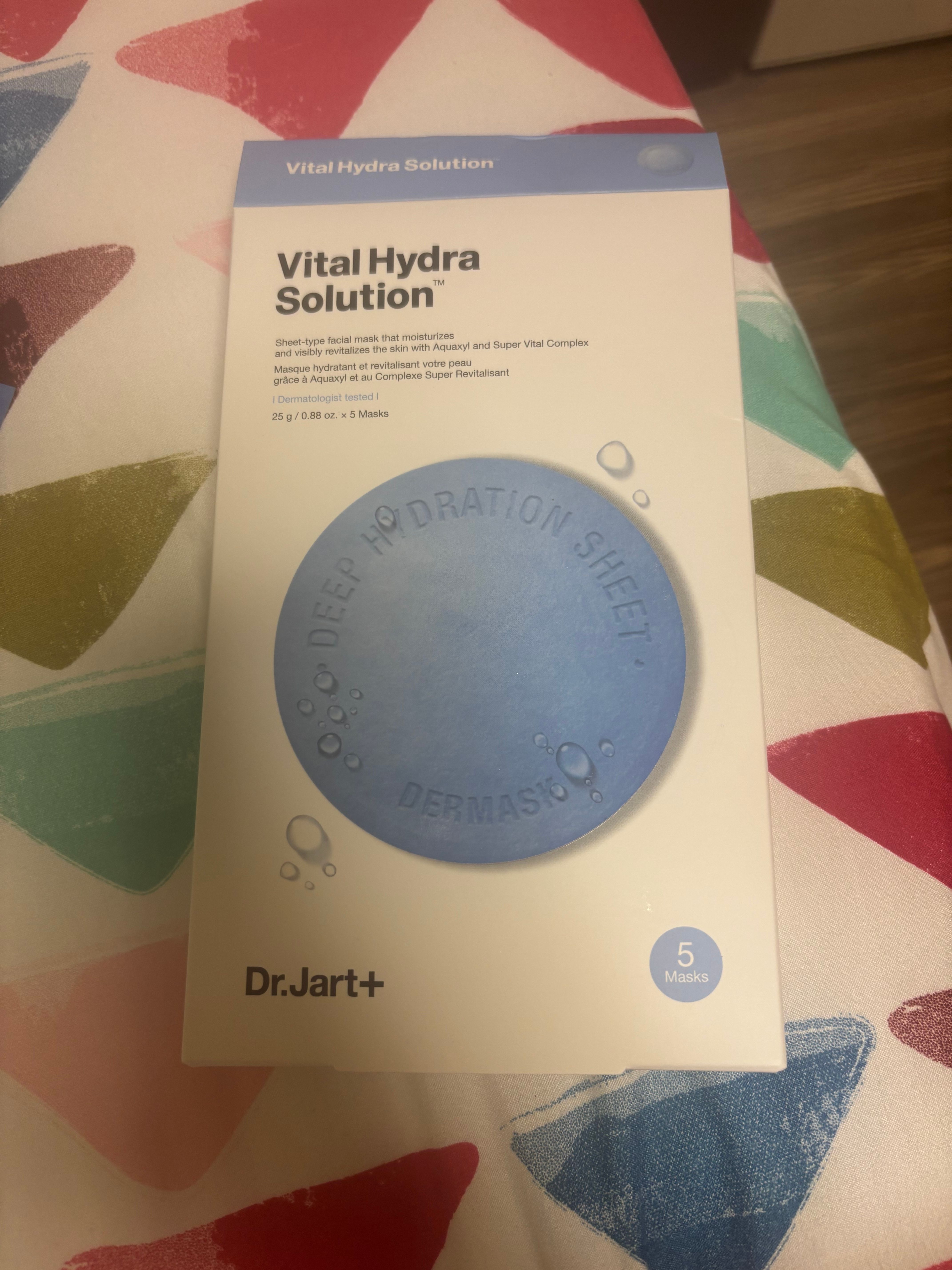 Dr.Jart 水活力水潤藍丸面膜 真實評價/實測照片 bydeb******************com 2