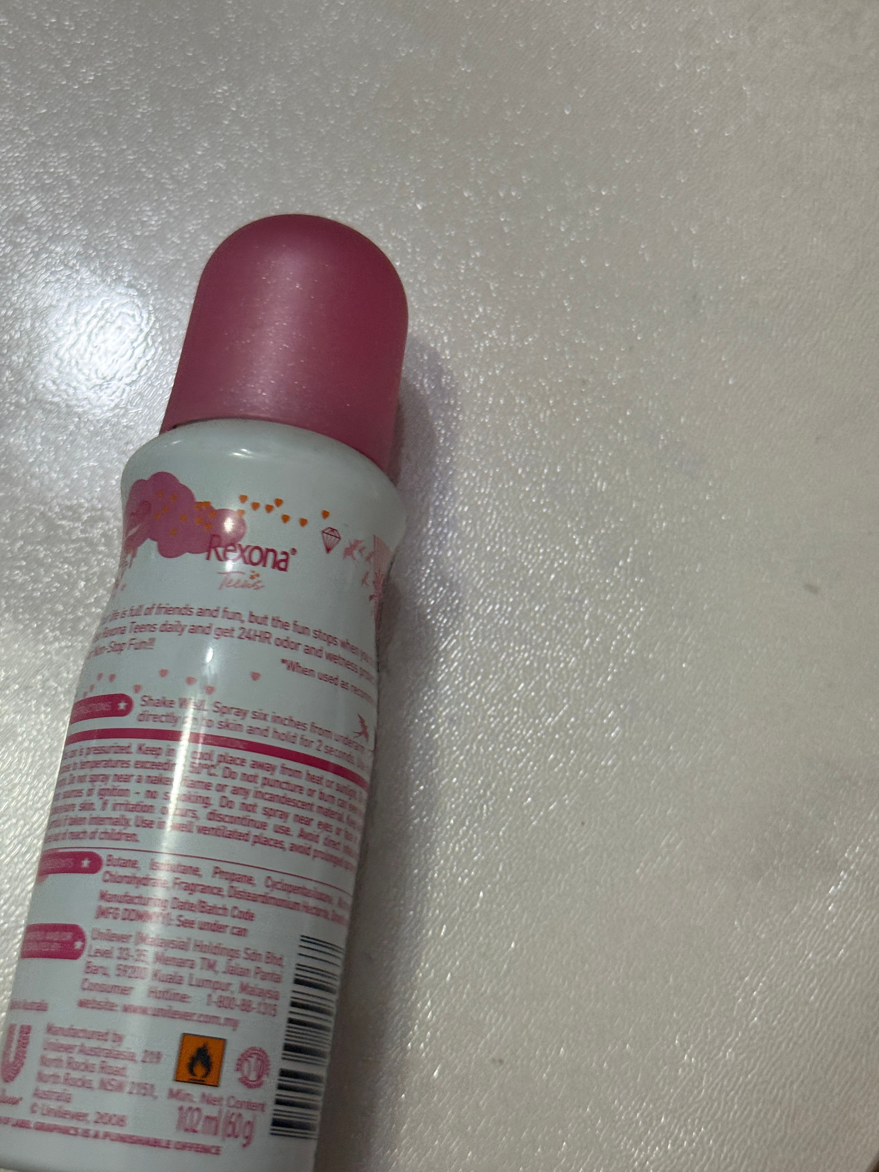 Rexona 止汗爽身噴霧-熱帶香氛 真實評價/用後感 byAtl**********ung 2 Rexona 止汗爽身噴霧-熱帶香氛 真實評價/實測照片 byAtl**********ung 2