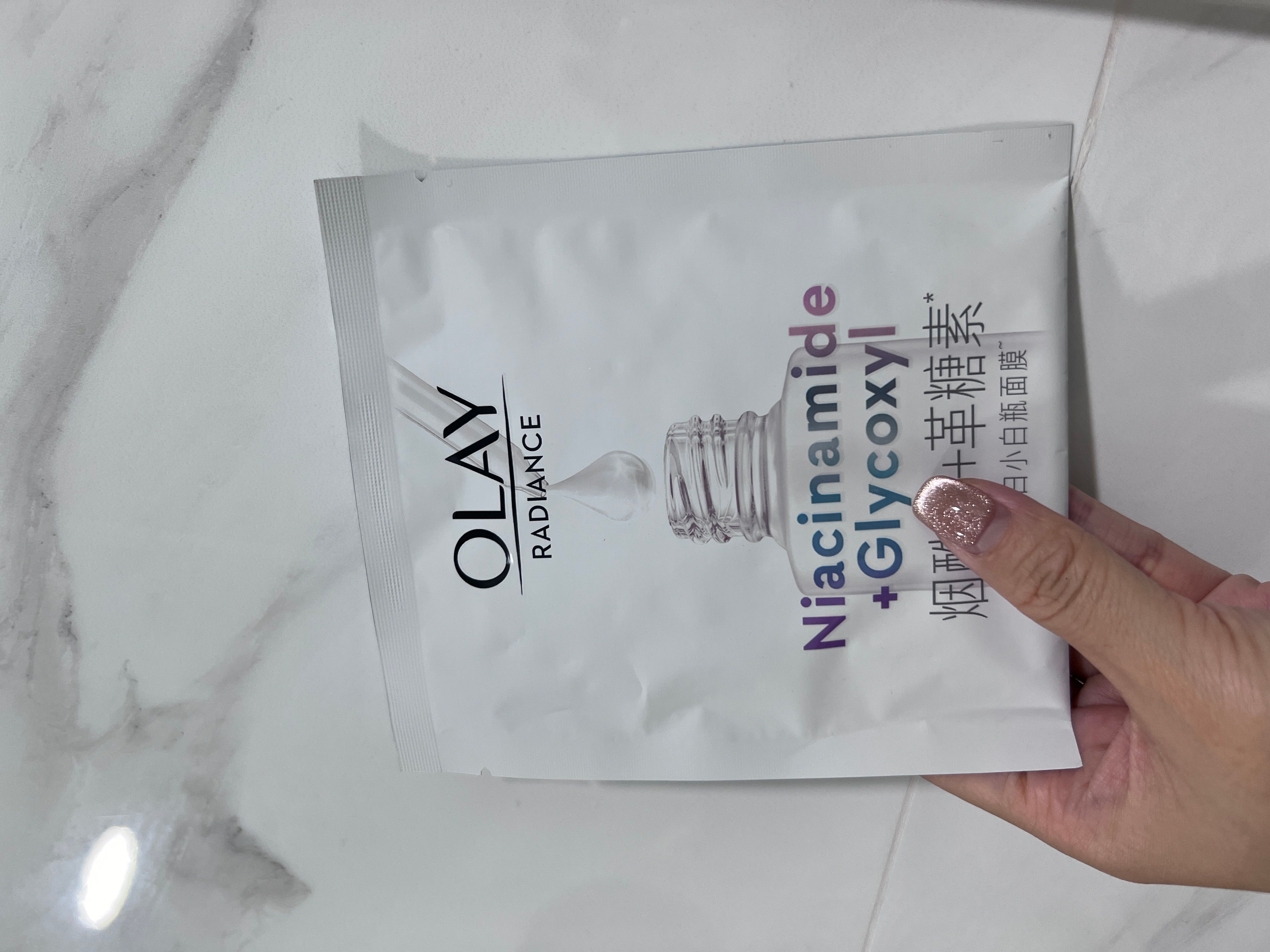 Olay 水感透白光曜鑽紋彈力面膜 真實評價/實測照片 byRit***ung 1