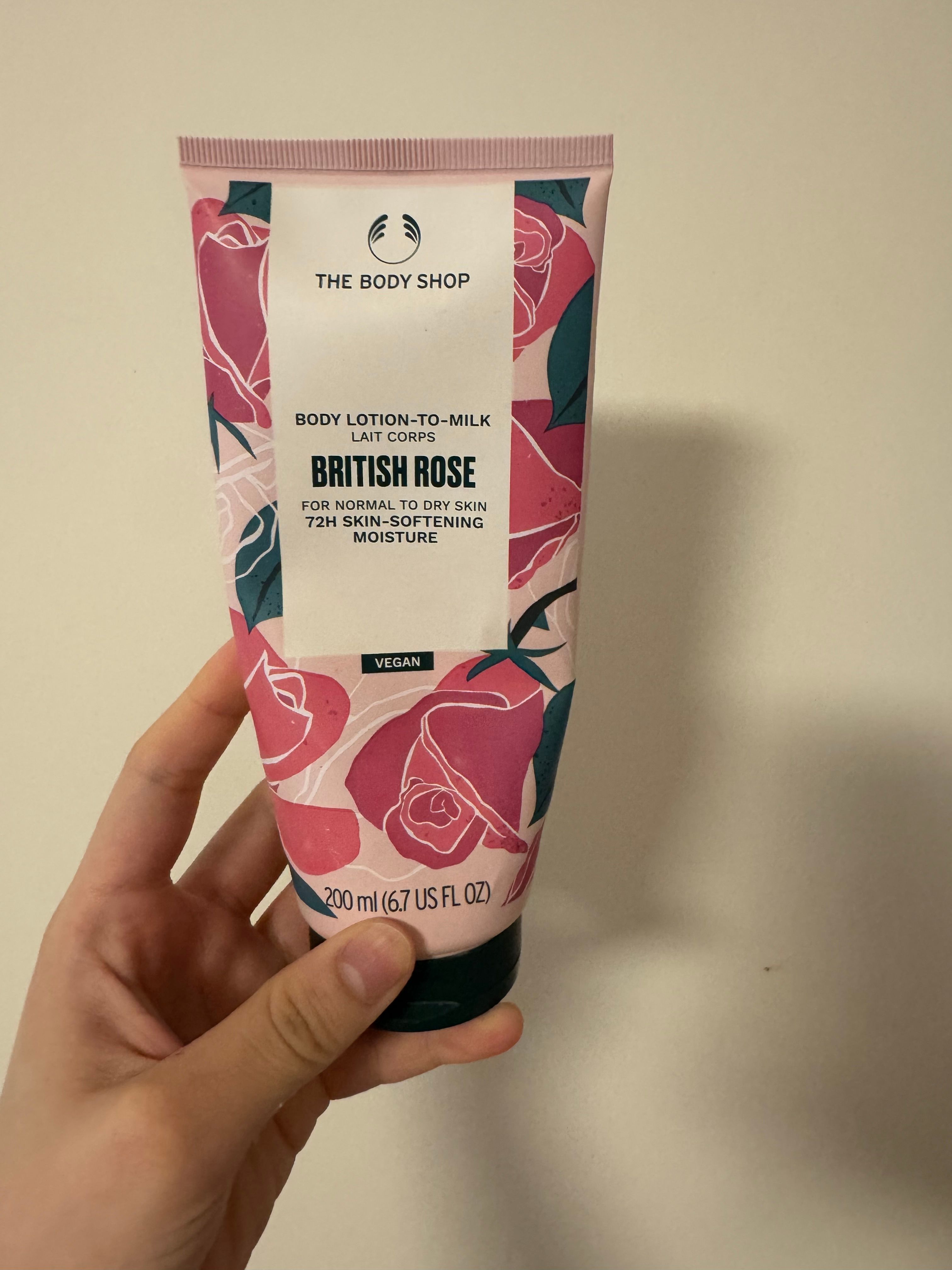 The Body Shop 英倫玫瑰身體補濕乳酪 真實評價/實測照片 byC**t 1