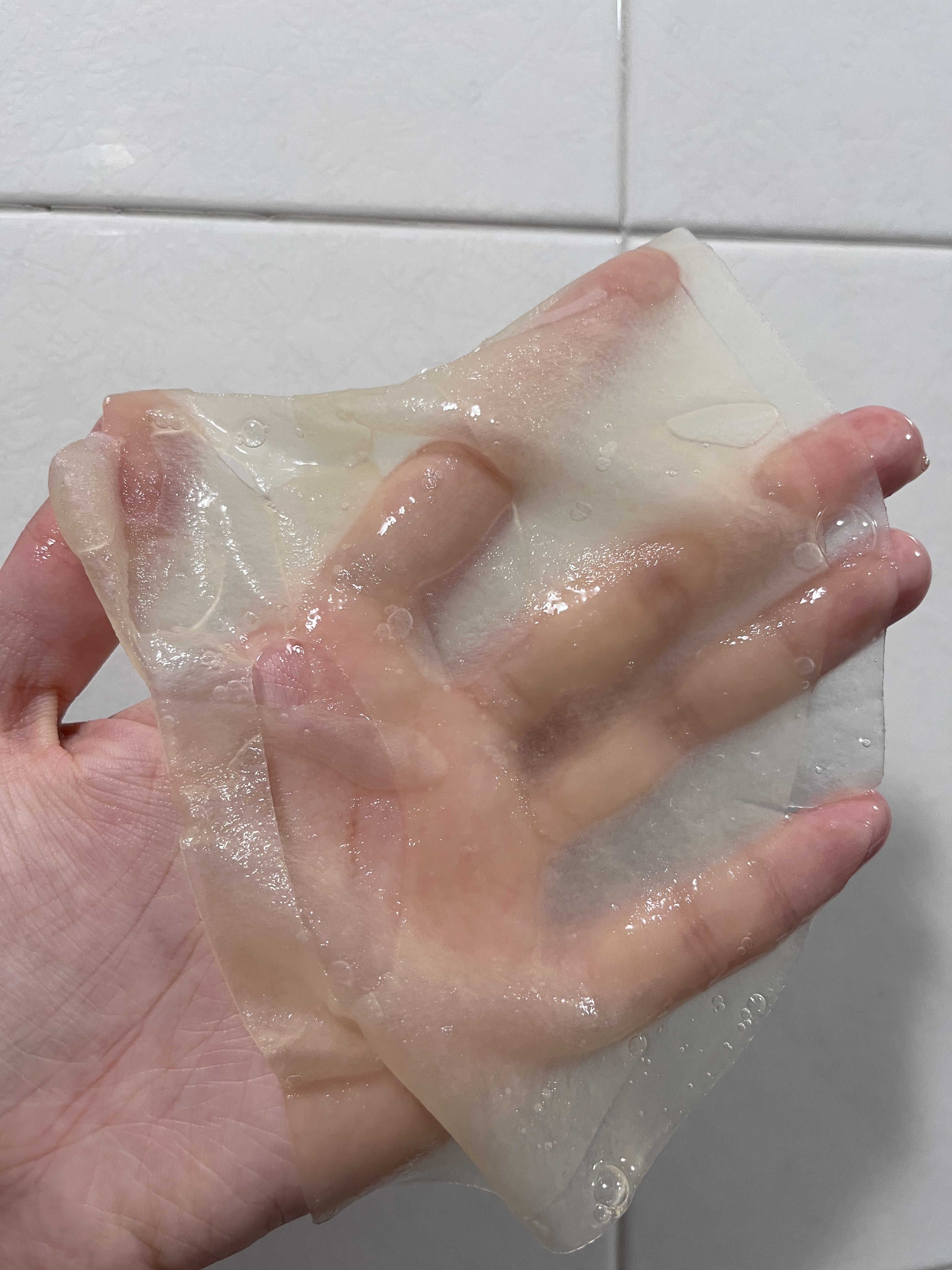 Skin1004 馬達加斯加積雪草水凝精華面膜 真實評價/實測照片 byj*s 1