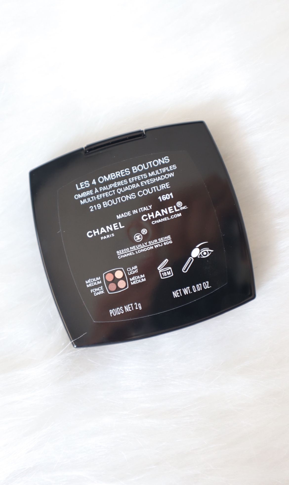 Chanel LES 4 OMBRES 四色眼影 真實評價/實測照片 byl***i 2