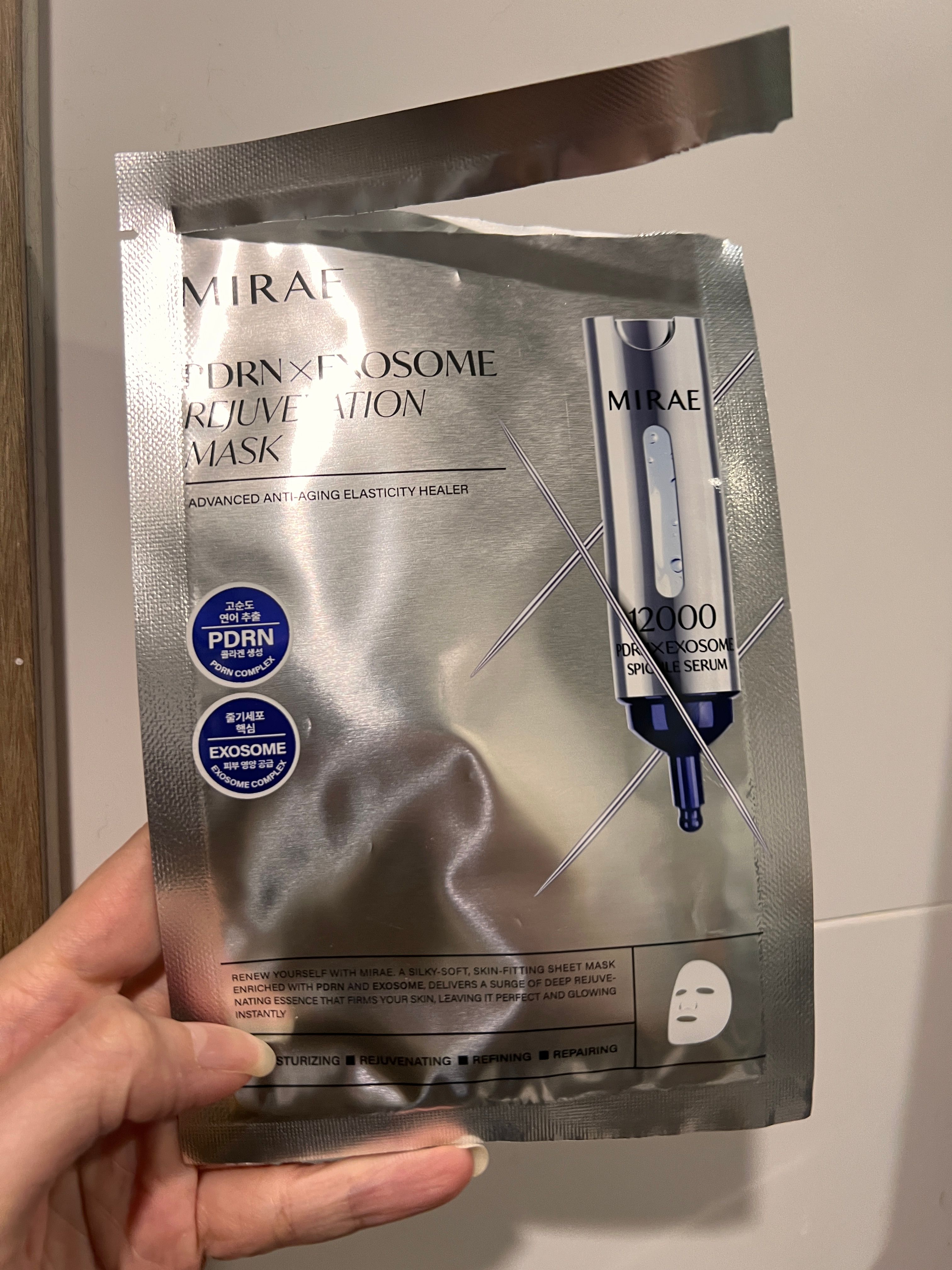 Mirae 未來美 PDRN外泌體新生面膜 真實評價/實測照片 by* 1