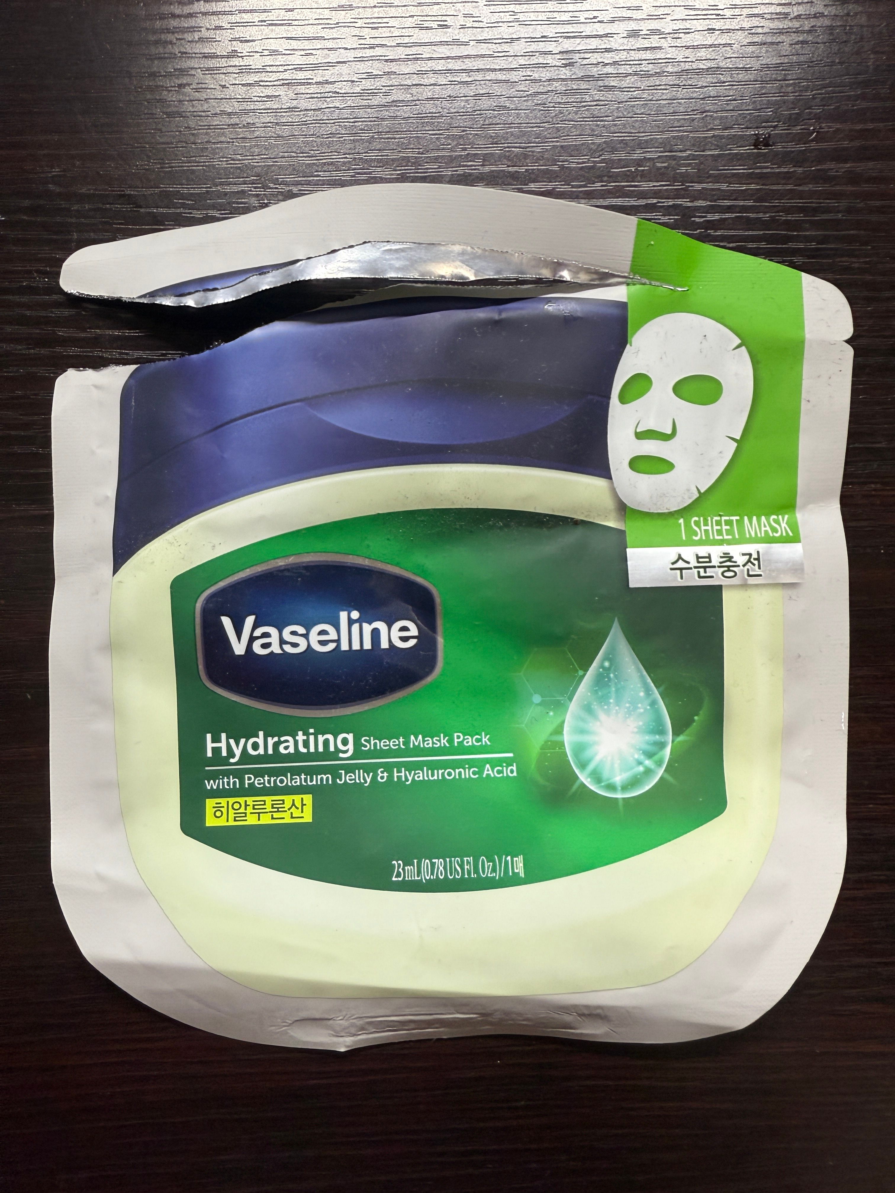 Vaseline 凡士林 凡士林保濕舒緩面膜 真實評價/用後感 byAtl**********ung 1 Vaseline 凡士林 凡士林保濕舒緩面膜 真實評價/實測照片 byAtl**********ung 1