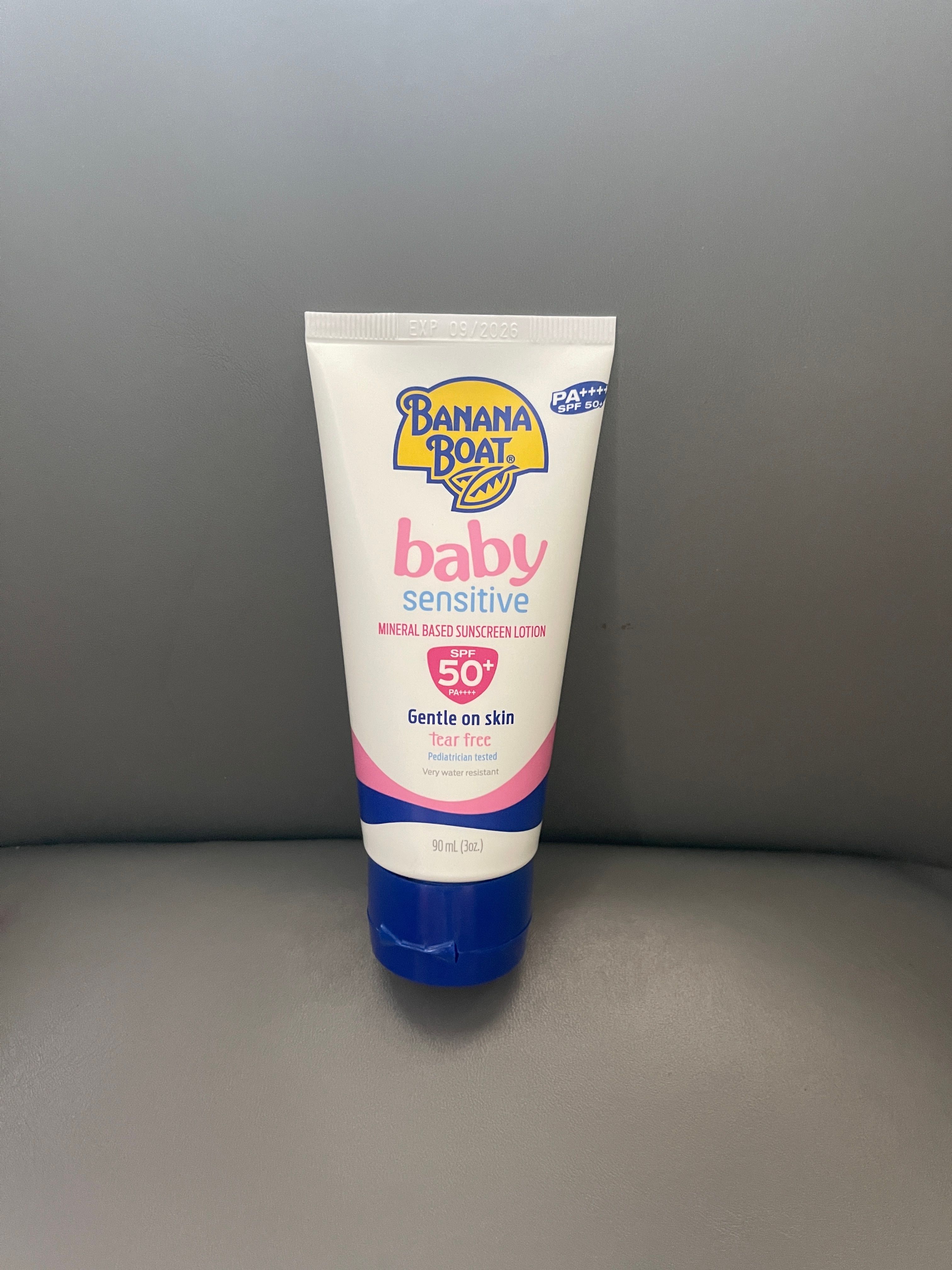 Banana Boat 香蕉船 寶寶溫和物理防曬乳SPF50+ 真實評價/實測照片 byS**o 1