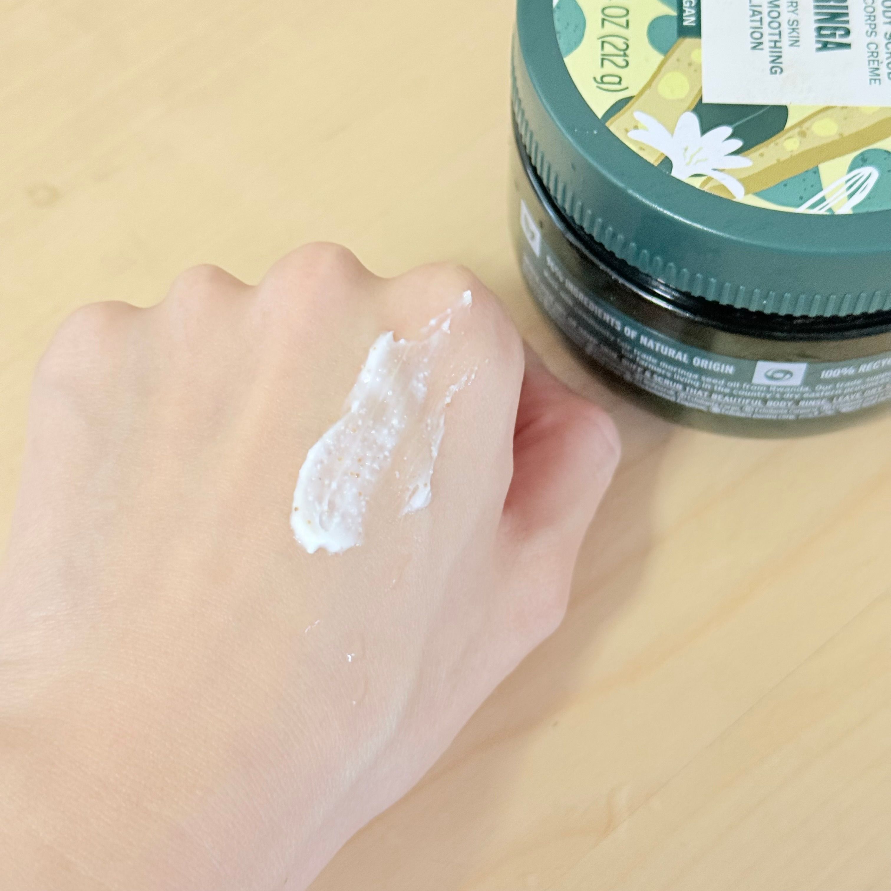 The Body Shop 辣木身體磨砂膏 真實評價/實測照片 byk*y 1