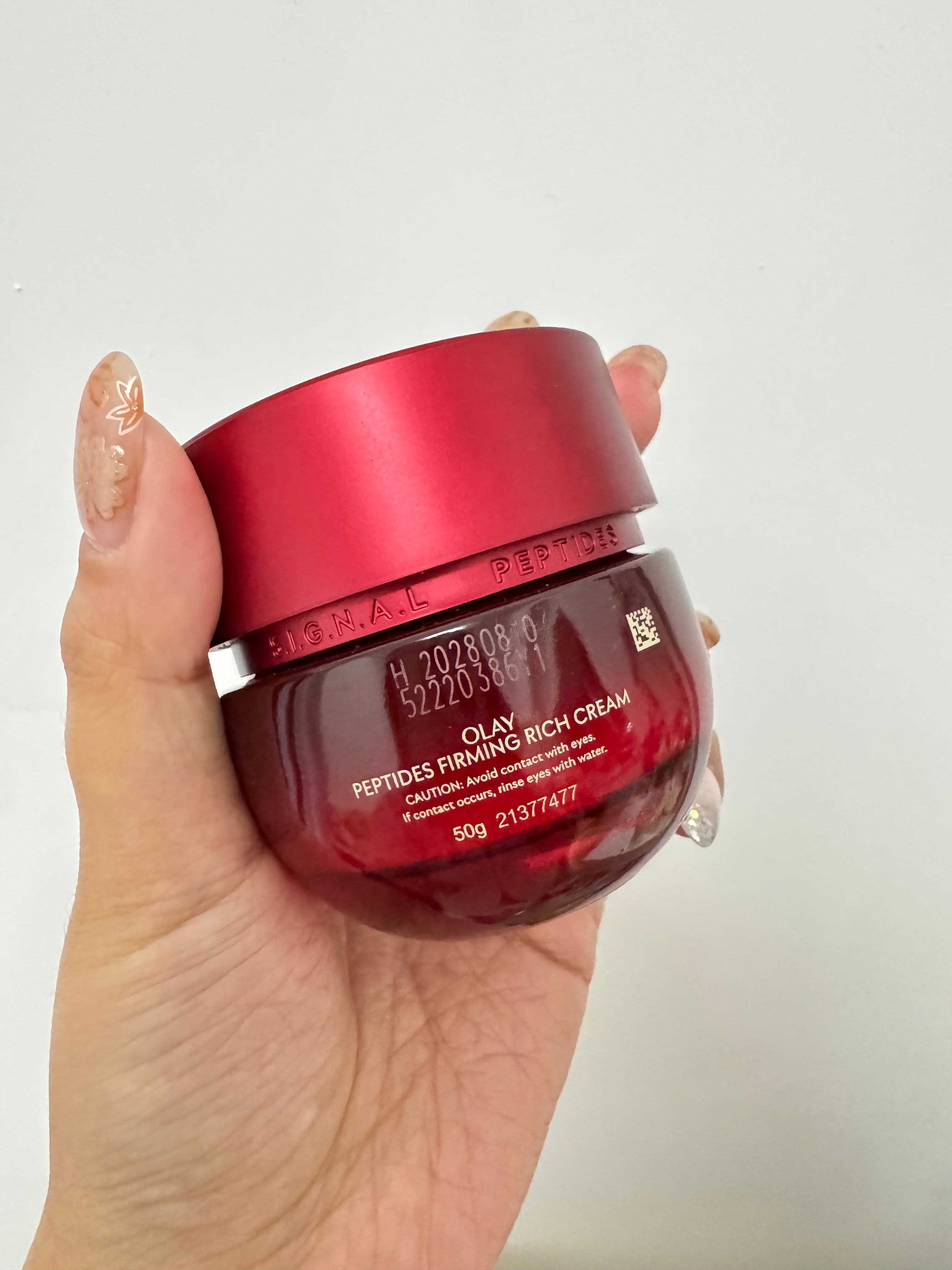 Olay 胜肽專研緊緻輕潤乳霜 (紅金面霜) 真實評價/用後感 byca****wu 1 Olay 胜肽專研緊緻輕潤乳霜 (紅金面霜) 真實評價/實測照片 byca****wu 1