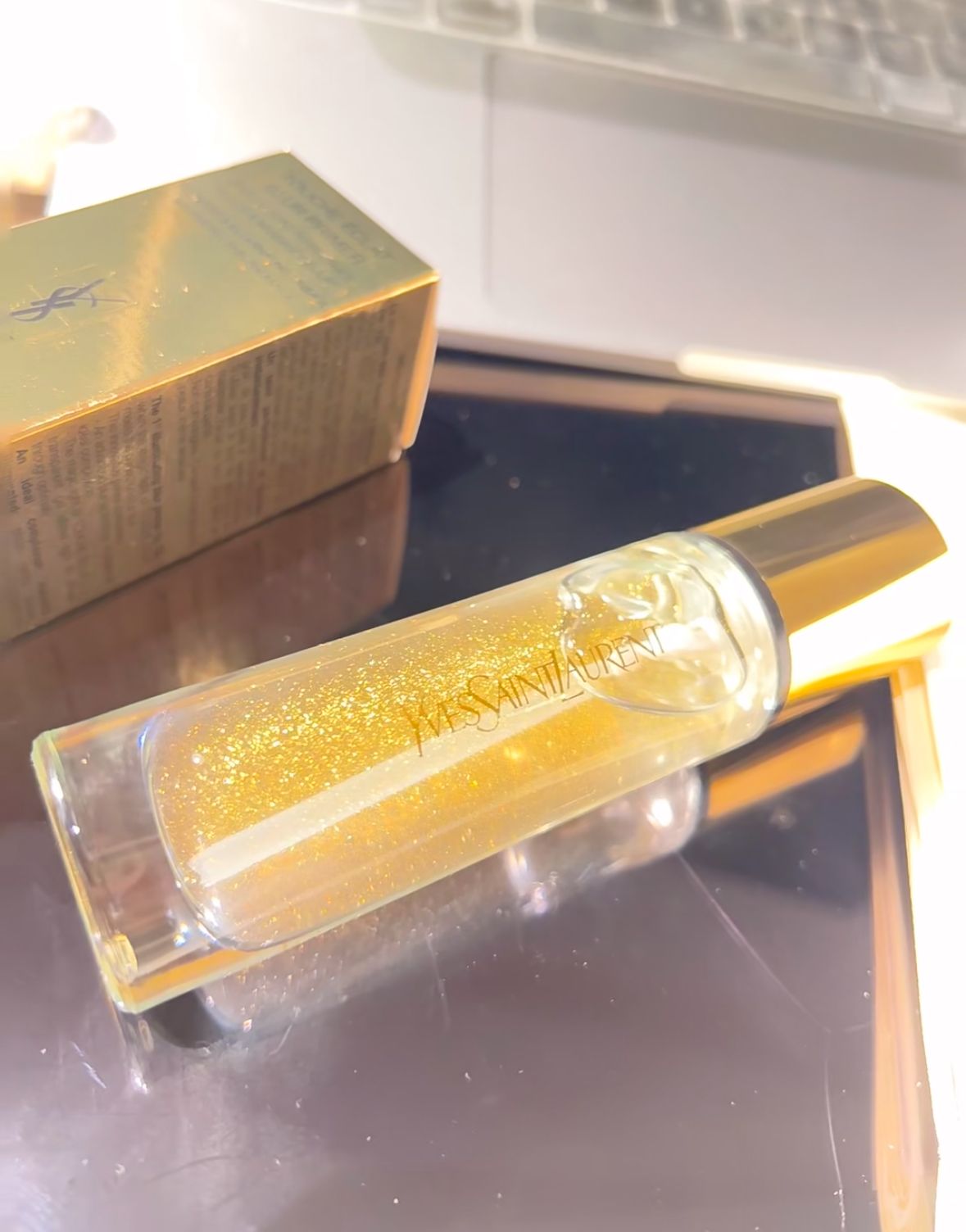 YSL 金箔妝前乳 真實評價/實測照片 byAl****23 1