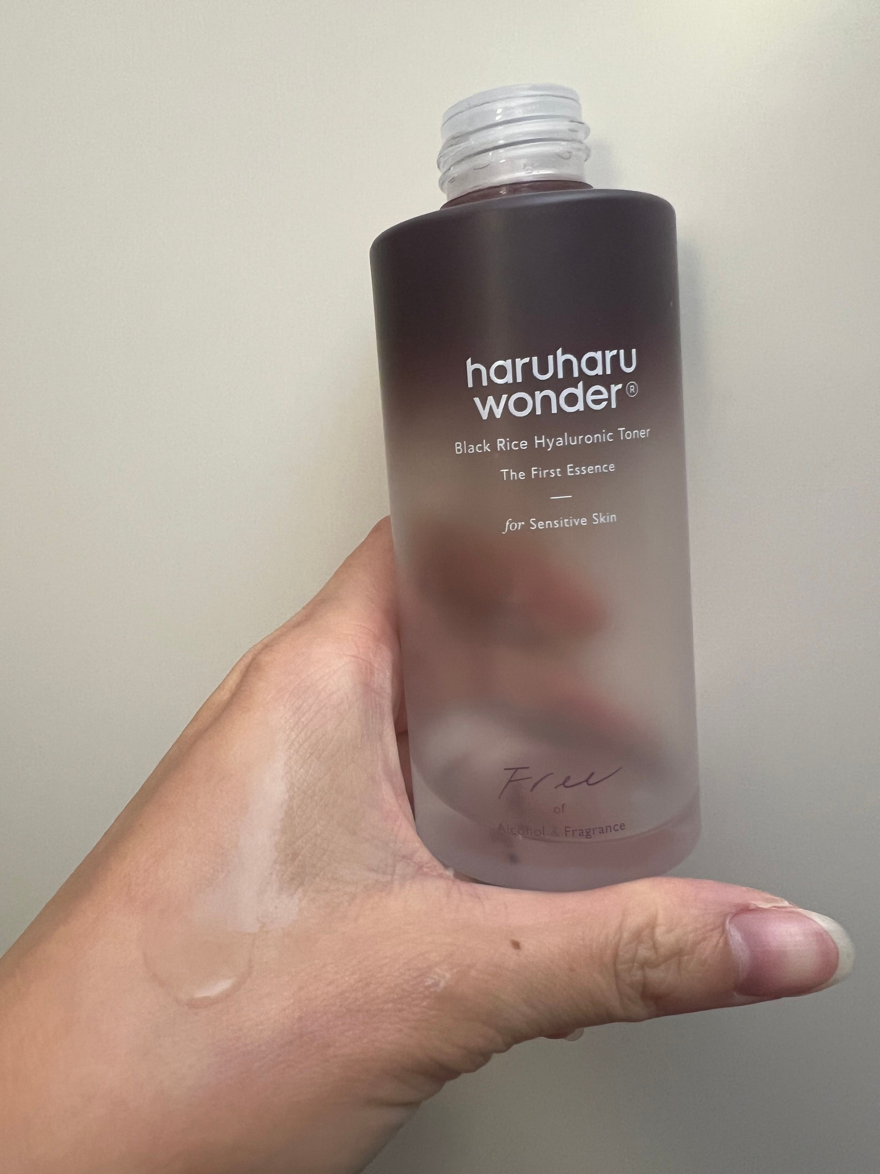 HARUHARU 黑米透明質酸爽膚水 真實評價/實測照片 byWa***ee 1