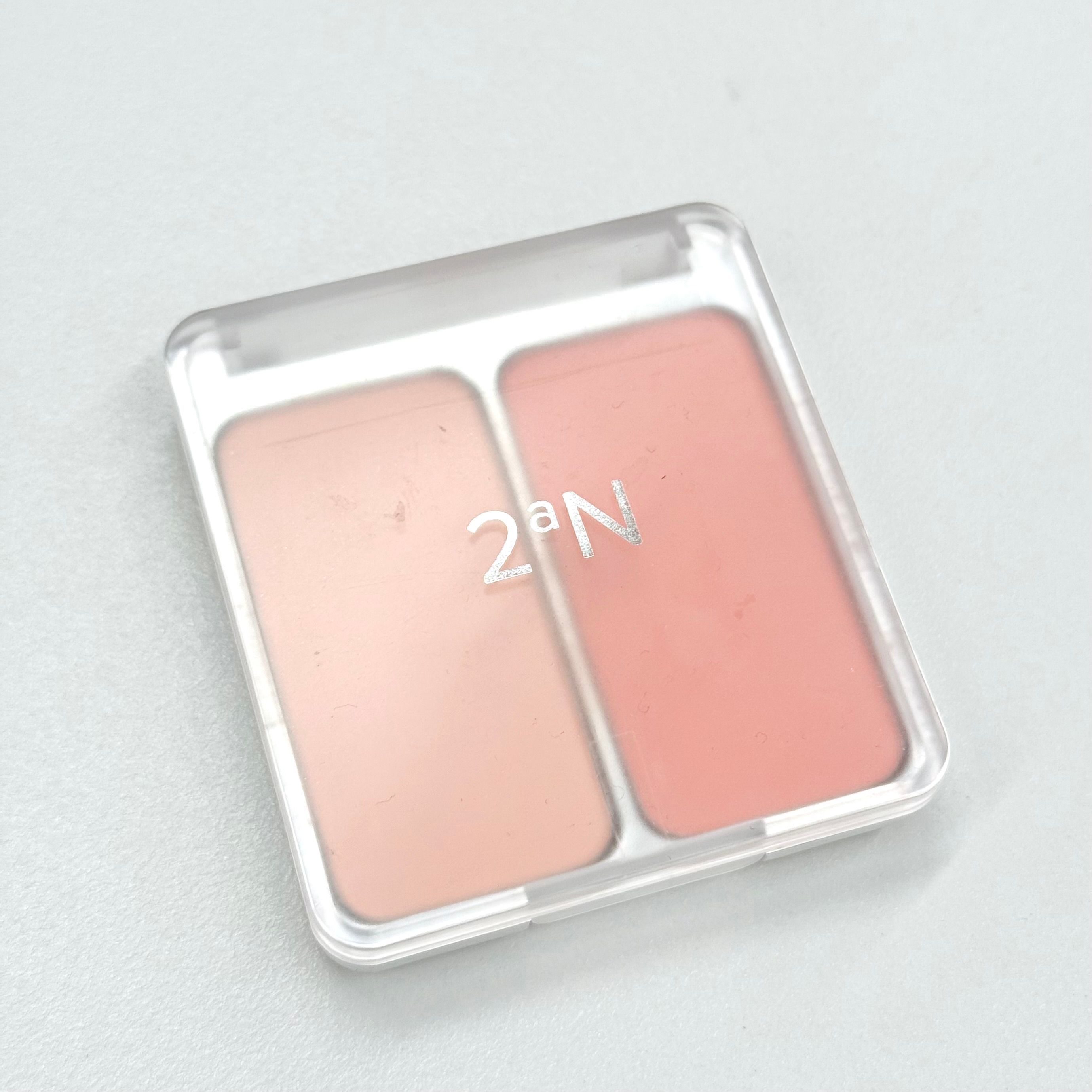 2aN 雙色水彩胭脂盤 真實評價/實測照片 byk*y 2