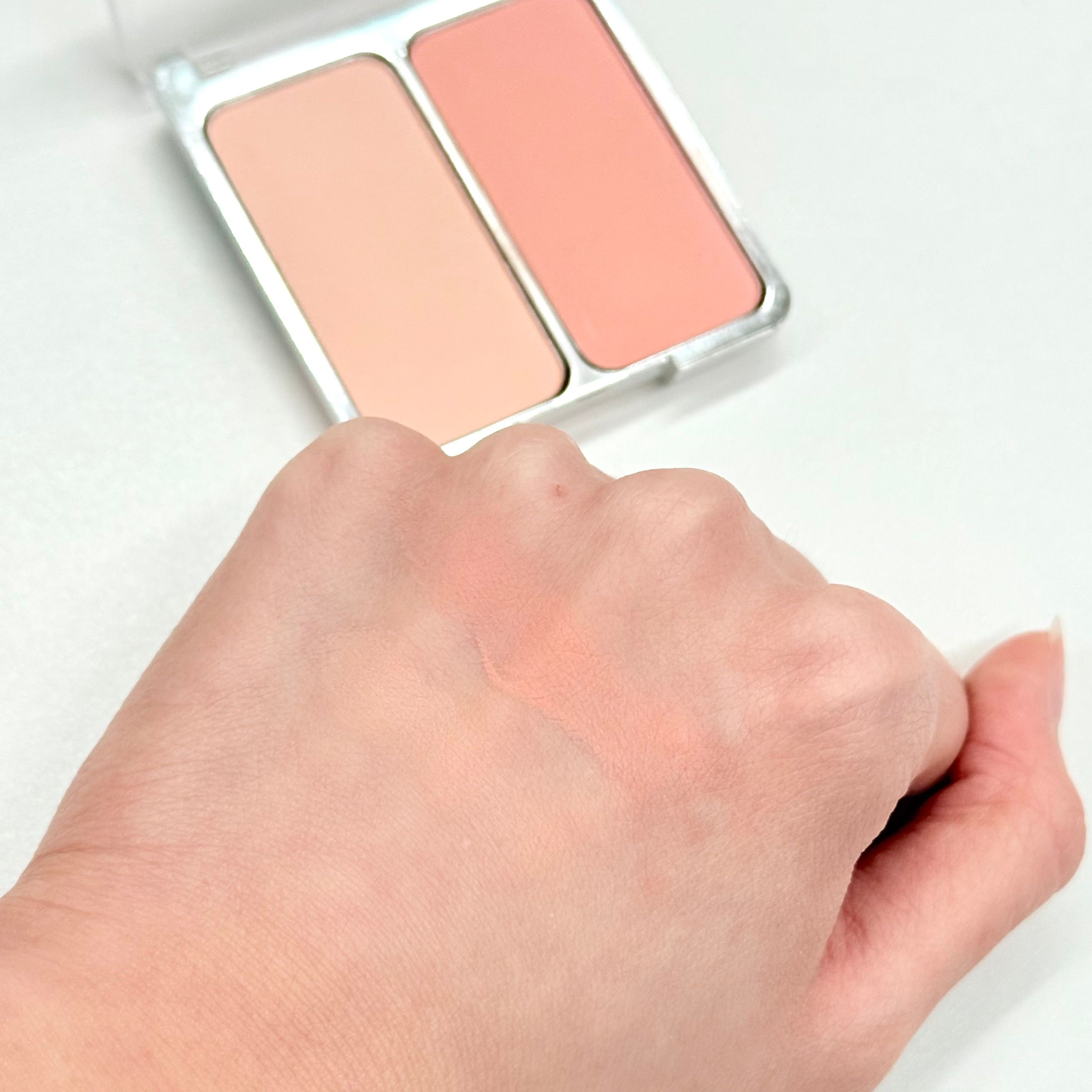 2aN 雙色水彩胭脂盤 真實評價/實測照片 byk*y 1