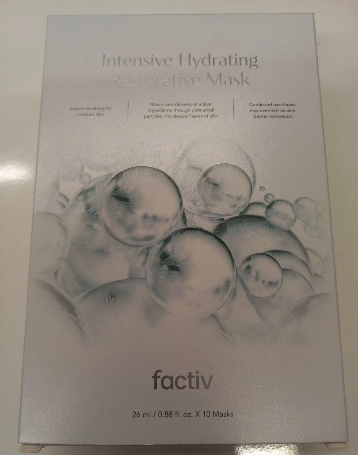 factiv 倍效細胞修復面膜 真實評價/實測照片 byadr*************com 1