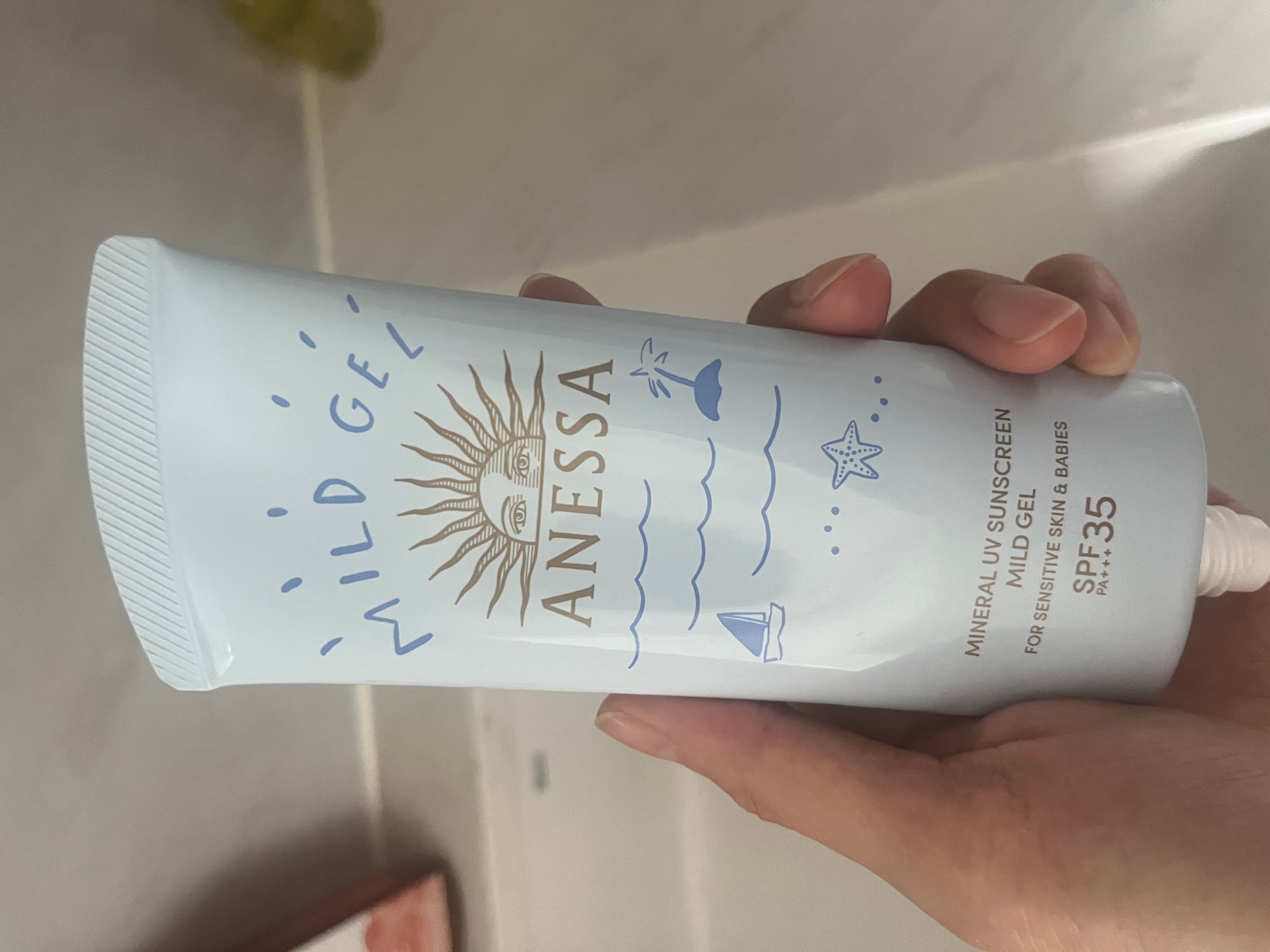 Anessa 安耐曬 極防水補濕低敏UV乳霜 SPF35 PA+++ 真實評價/實測照片 byb**i 1