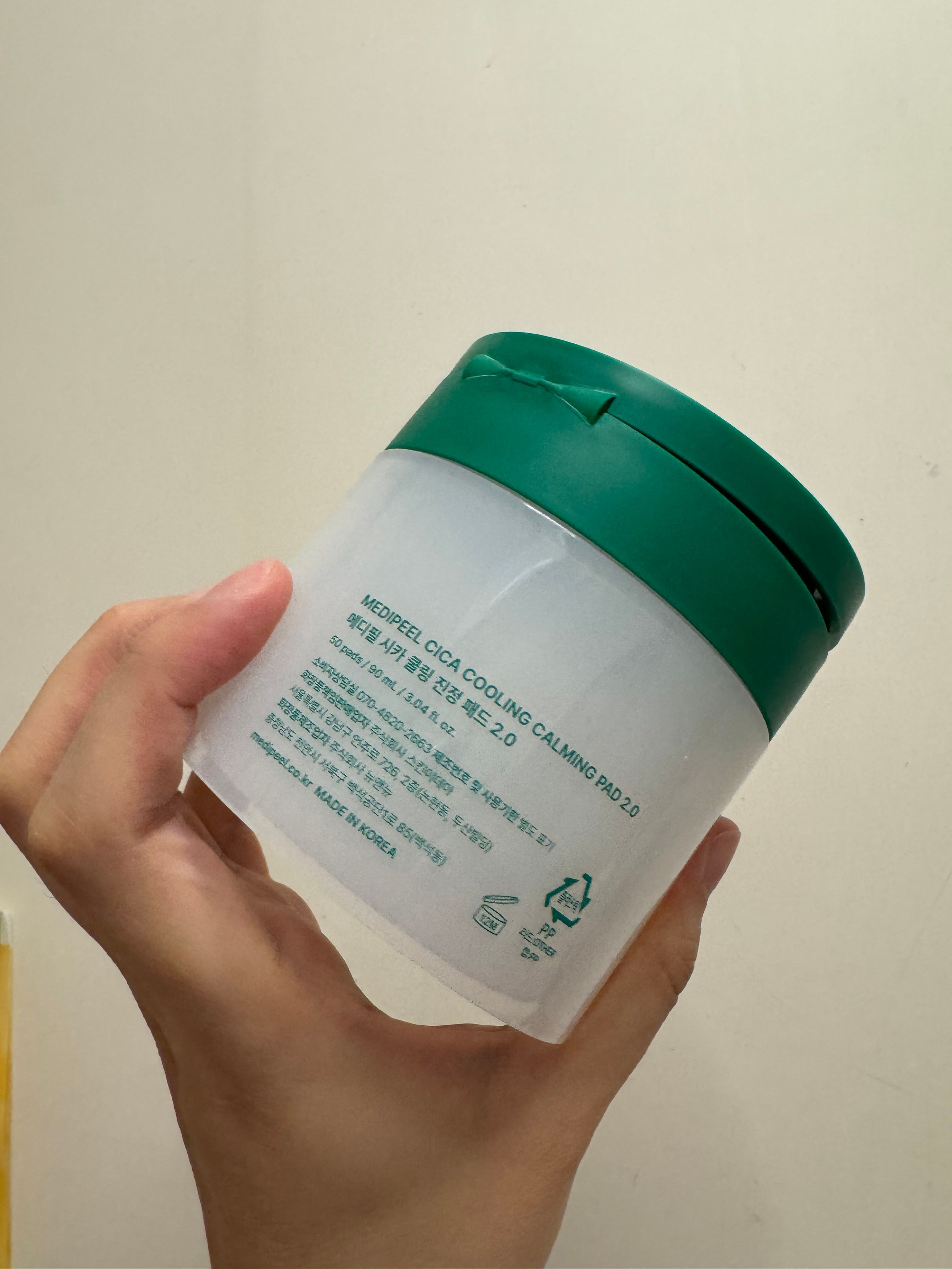 MEDIPEEL 植萃積雪草 B5 鎮靜棉片 真實評價/實測照片 bymi****i. 2