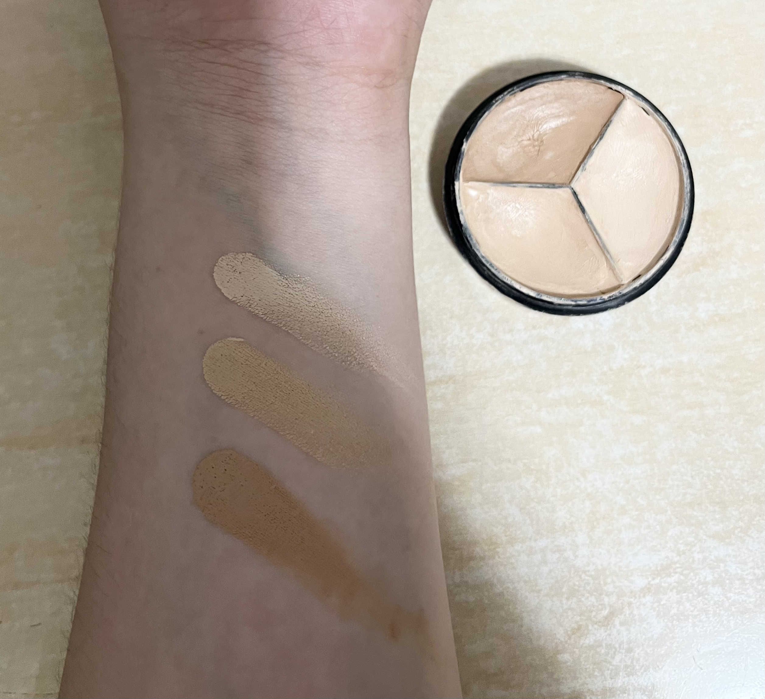 J/X Professional 三色遮瑕膏 真實評價/實測照片 byj*s 1