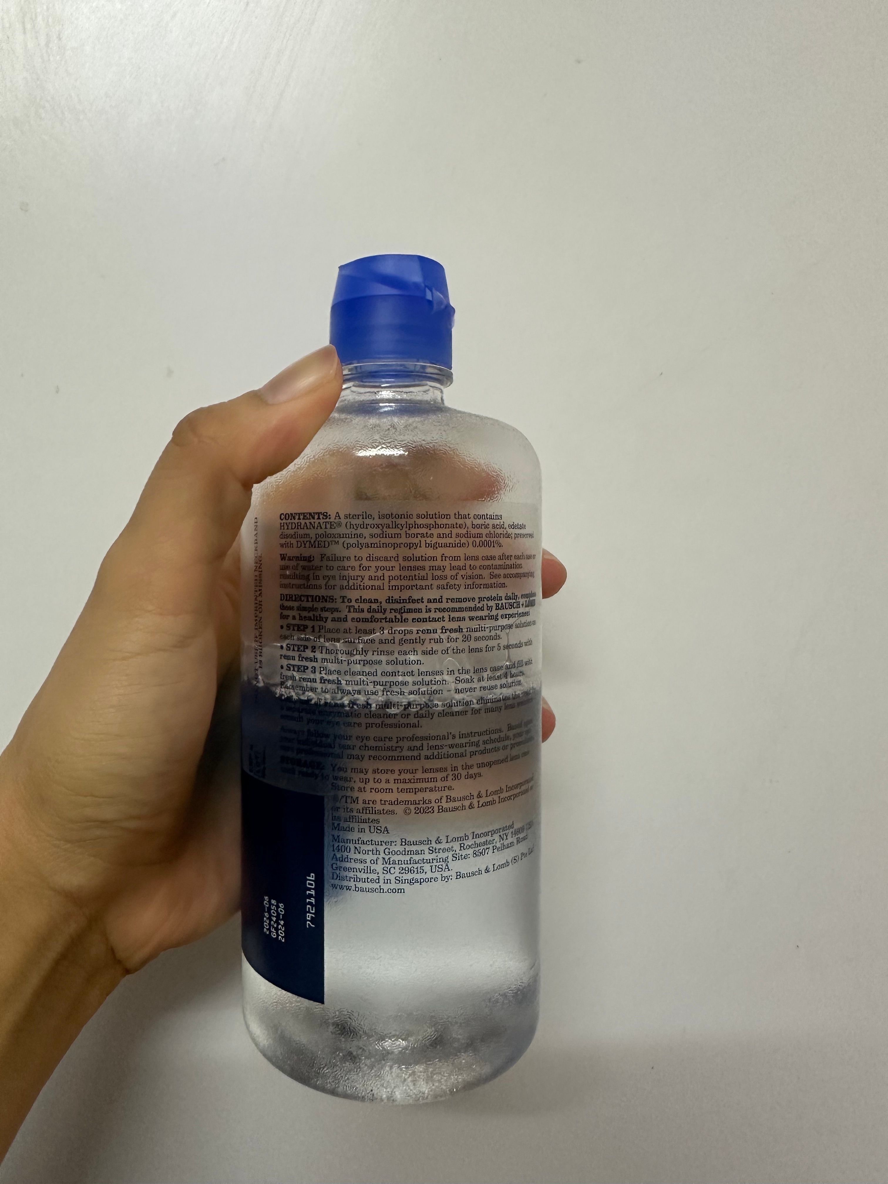 BAUSCH & LOMB 博士倫 多功能隱形眼鏡藥水 真實評價/用後感 byA*c 1 BAUSCH & LOMB 博士倫 多功能隱形眼鏡藥水 真實評價/實測照片 byA*c 1