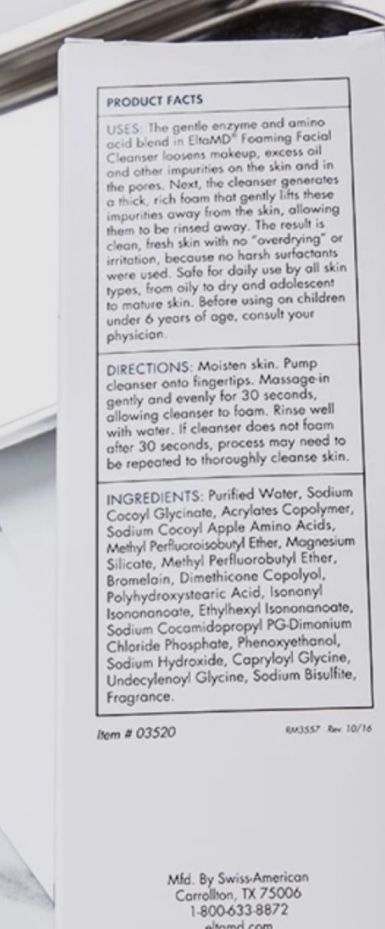 EltaMD 胺基酸泡沫潔面乳 真實評價/實測照片 byHe****ui 1