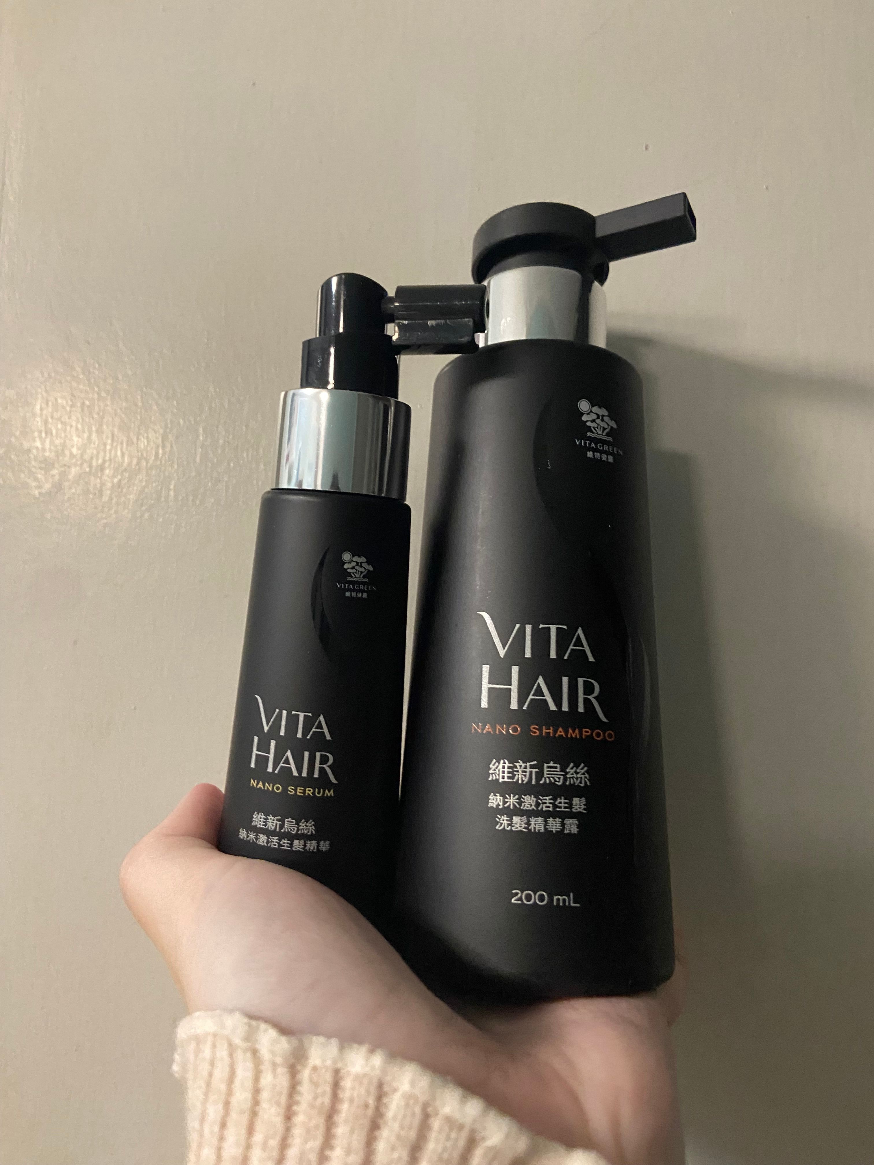 Vita Green 維特健靈 維新烏絲納米激活生髮洗髮精華露 真實評價/實測照片 byW**h 1