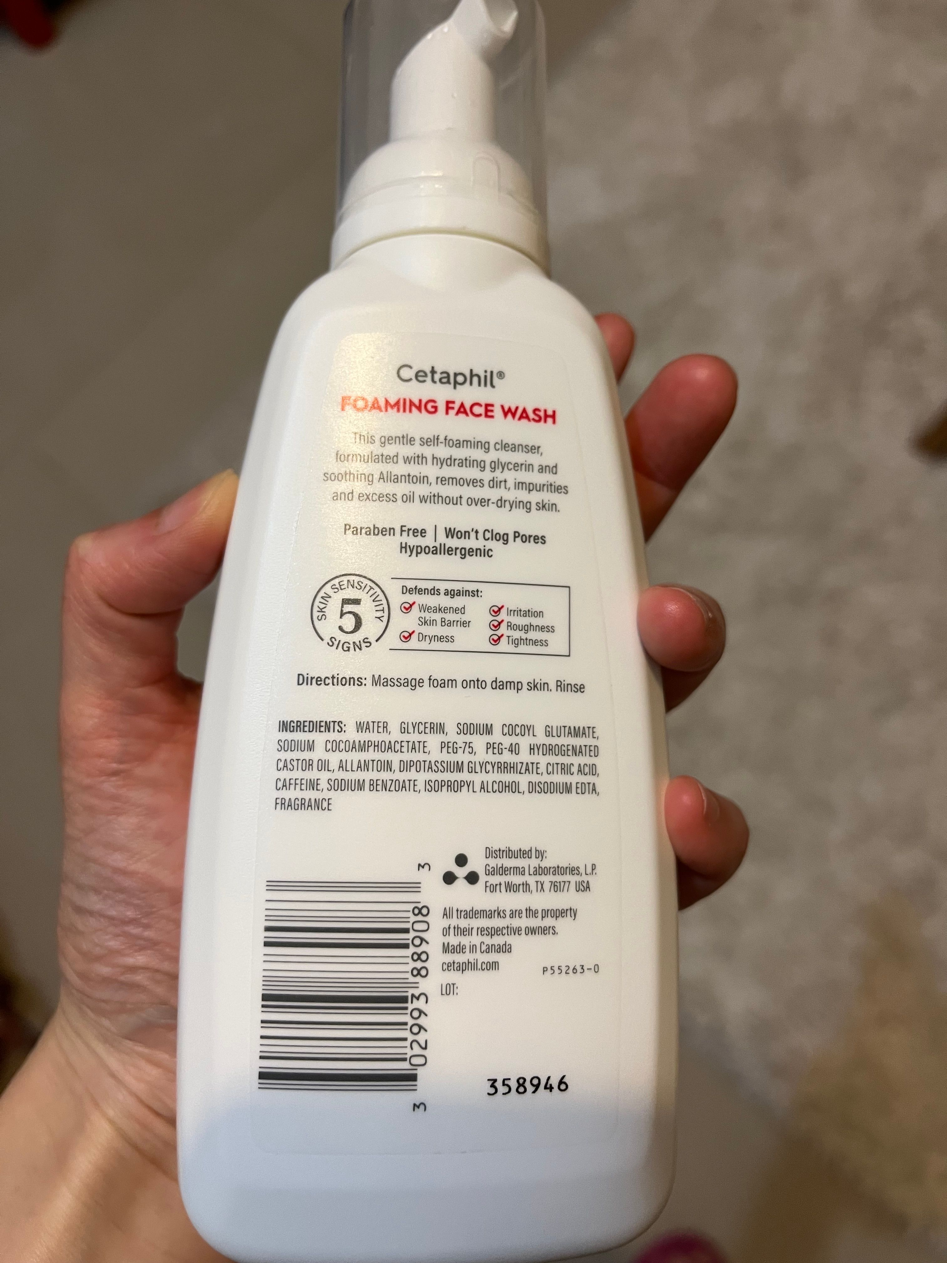 Cetaphil 舒特膚抗敏祛紅潔面泡沬 真實評價/實測照片 bylit*********lam 1