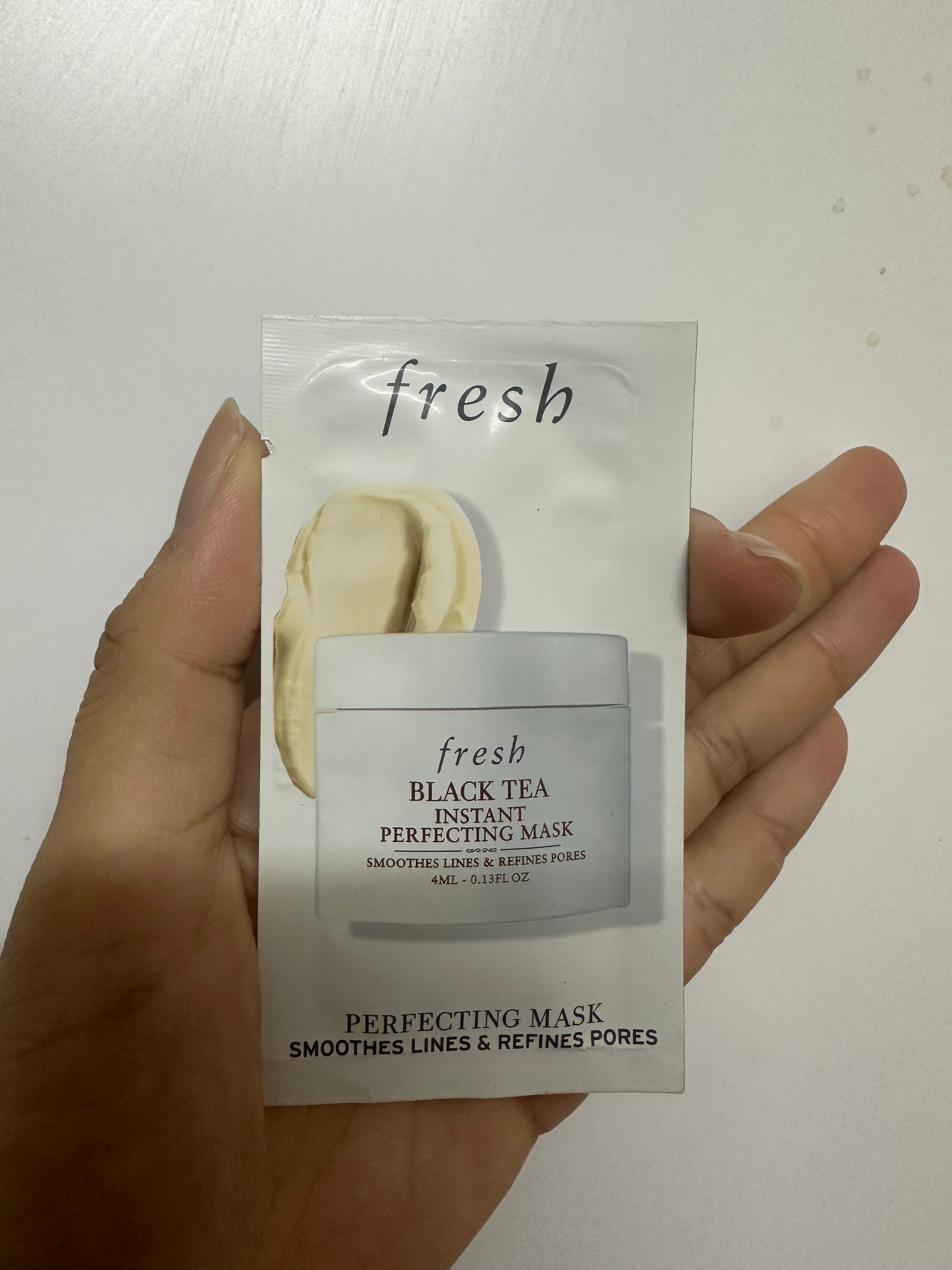 Fresh 紅茶瞬間修護面膜 真實評價/實測照片 byA*c 2