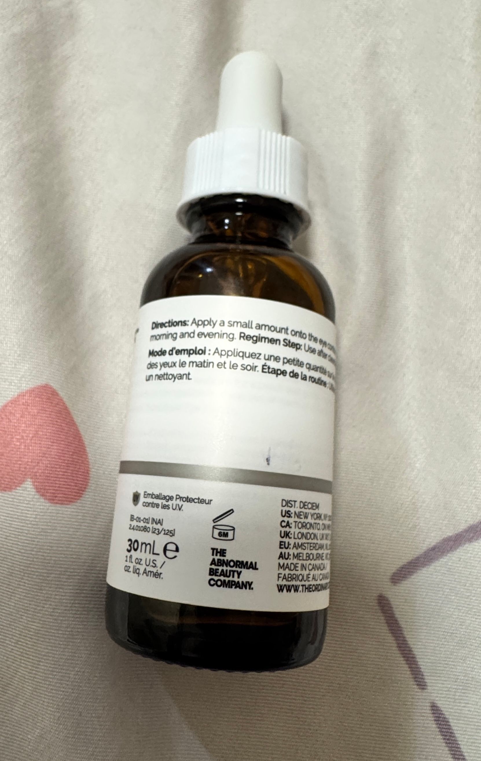 The Ordinary 咖啡因眼部去腫去黑色素精華 真實評價/實測照片 byY***y 1