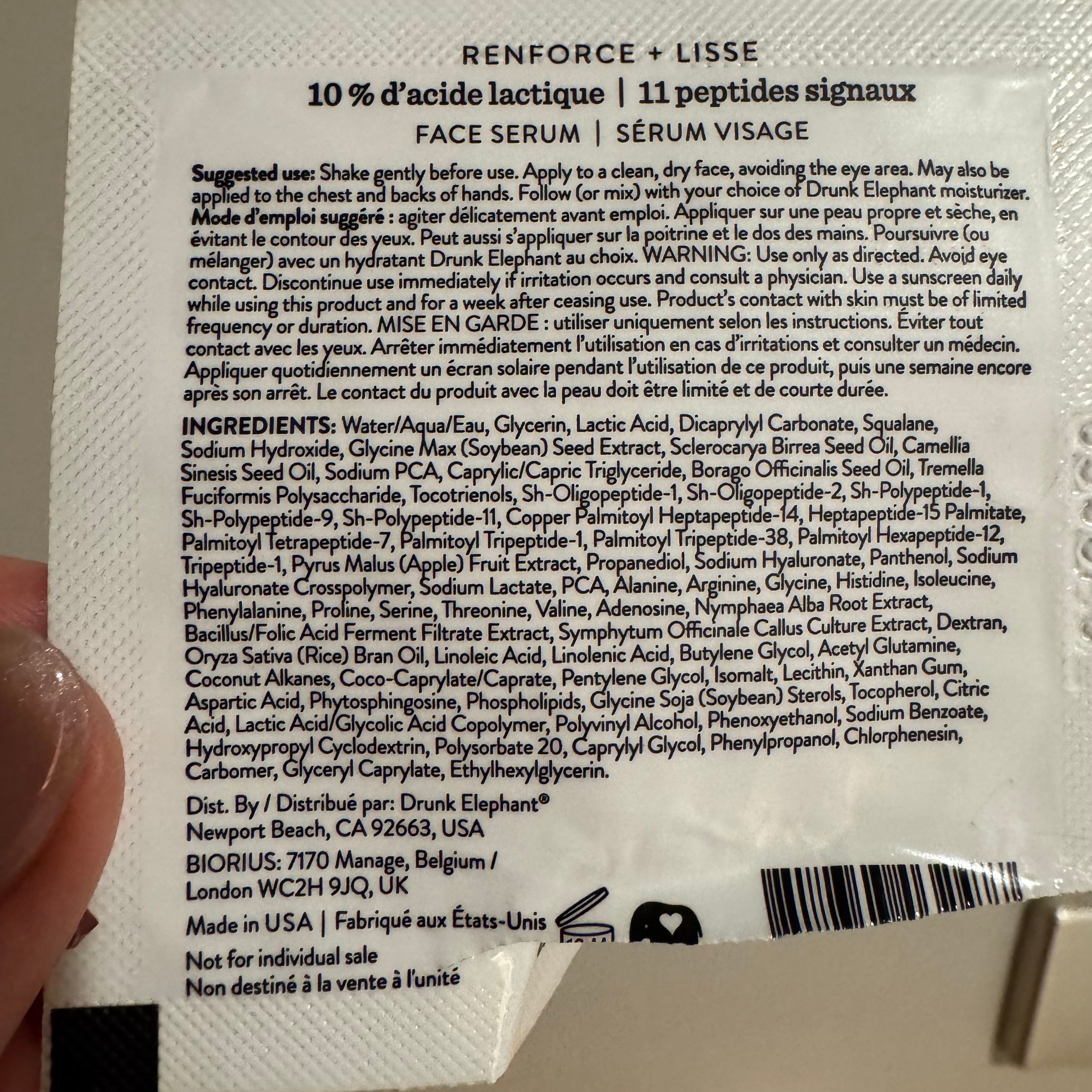 Drunk Elephant Protini™ 強胜肽重塑精華 Powerpeptide Resurf Serum 真實評價/實測照片 byLa***ta 2