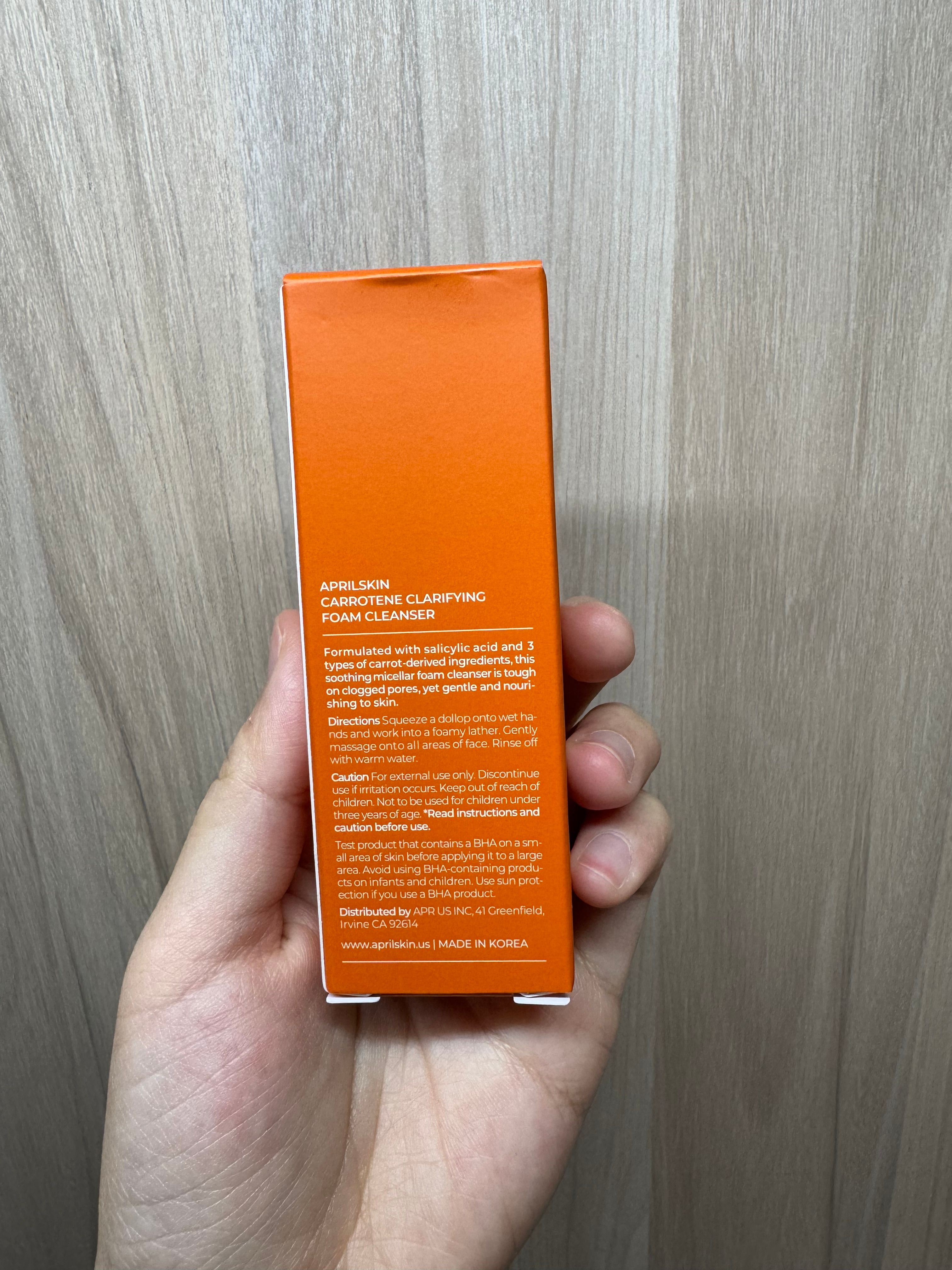 Aprilskin 胡蘿蔔去痘潔面乳 Real Carrotene Acne Foam Cleanser 真實評價/用後感 bySa****Ma 2 Aprilskin 胡蘿蔔去痘潔面乳 Real Carrotene Acne Foam Cleanser 真實評價/實測照片 bySa****Ma 2