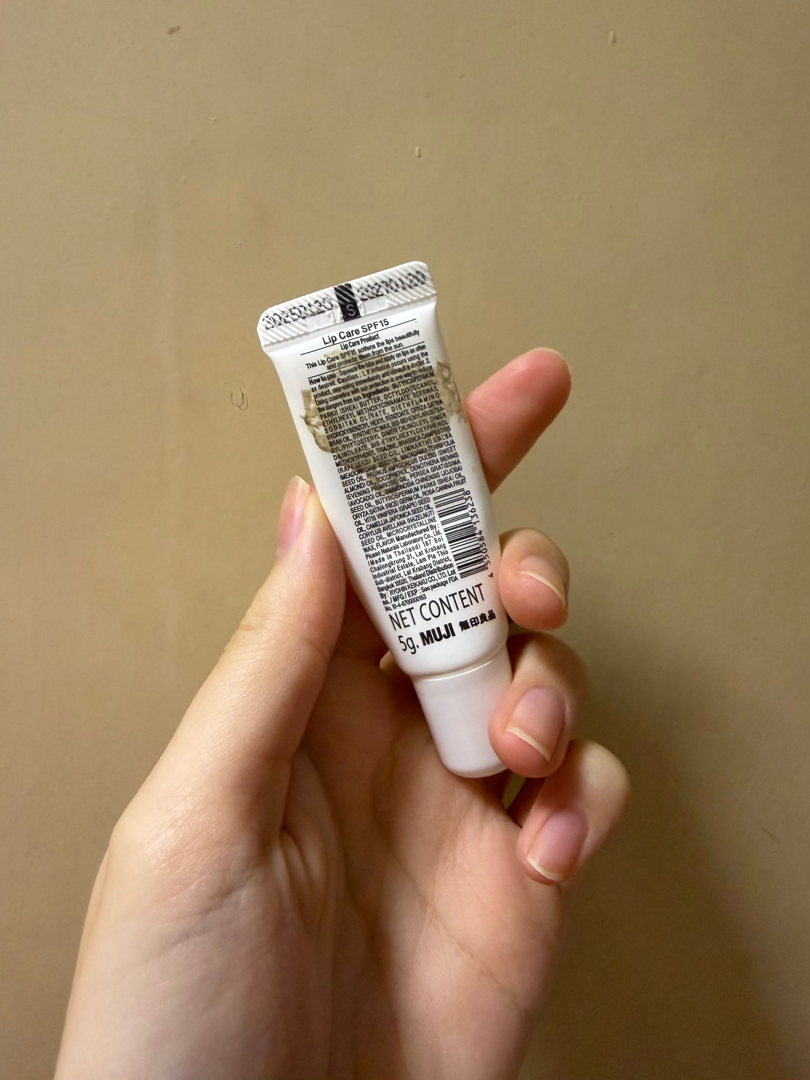 Muji 防曬潤唇膏 真實評價/實測照片 byya**an 1