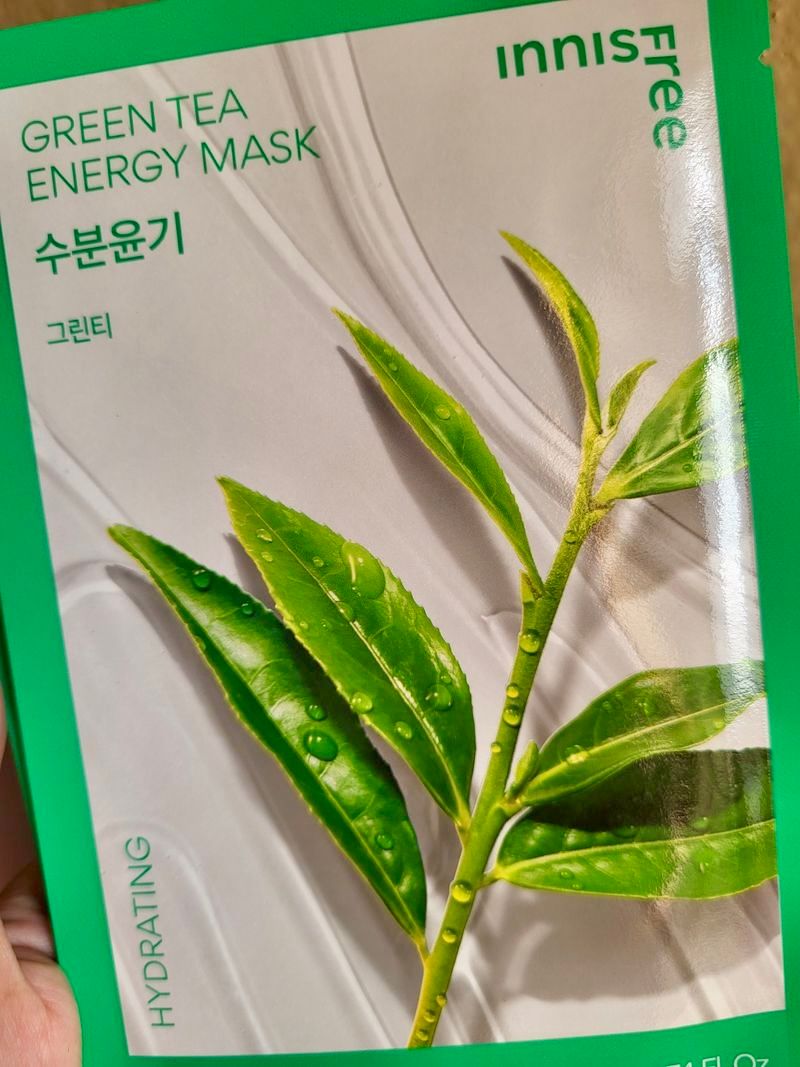 Innisfree 天然能量面膜(綠茶) 真實評價/實測照片 byA*c 2