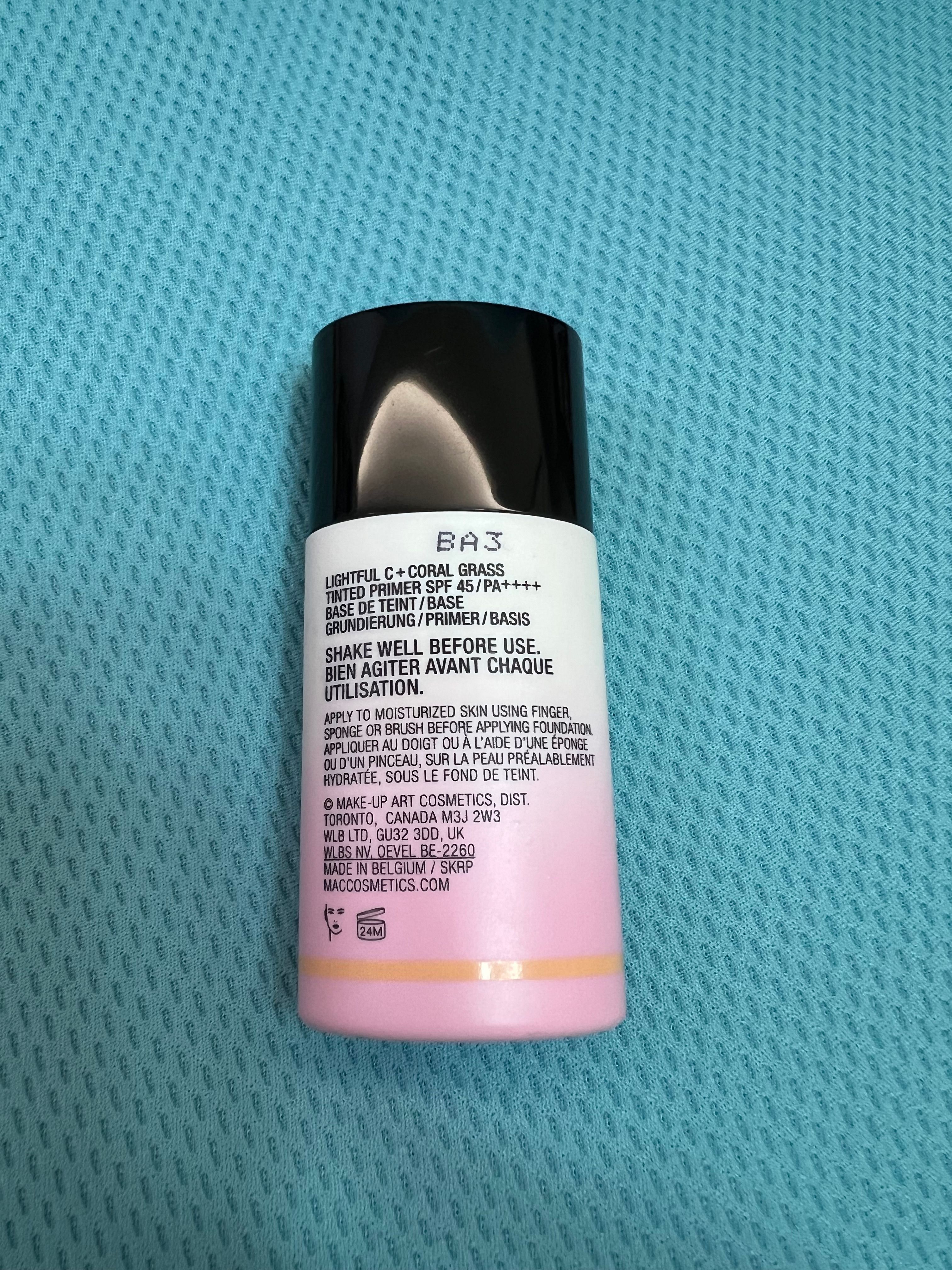MAC Cosmetics LIGHTFUL C+光透養膚防曬底霜 真實評價/實測照片 bycat*****************com 1