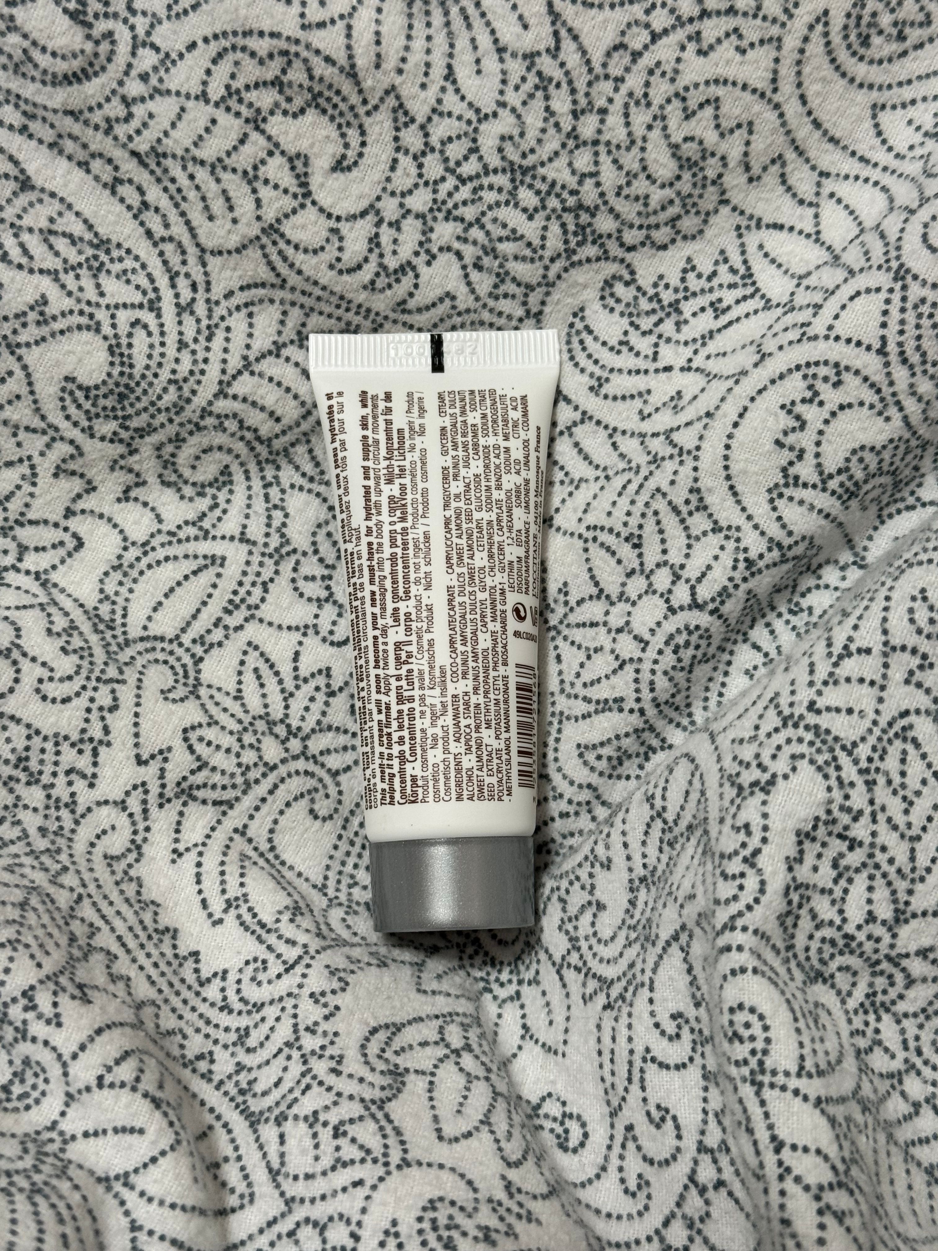 L'Occitane 杏仁緊膚乳 真實評價/實測照片 bymo****QQ 2