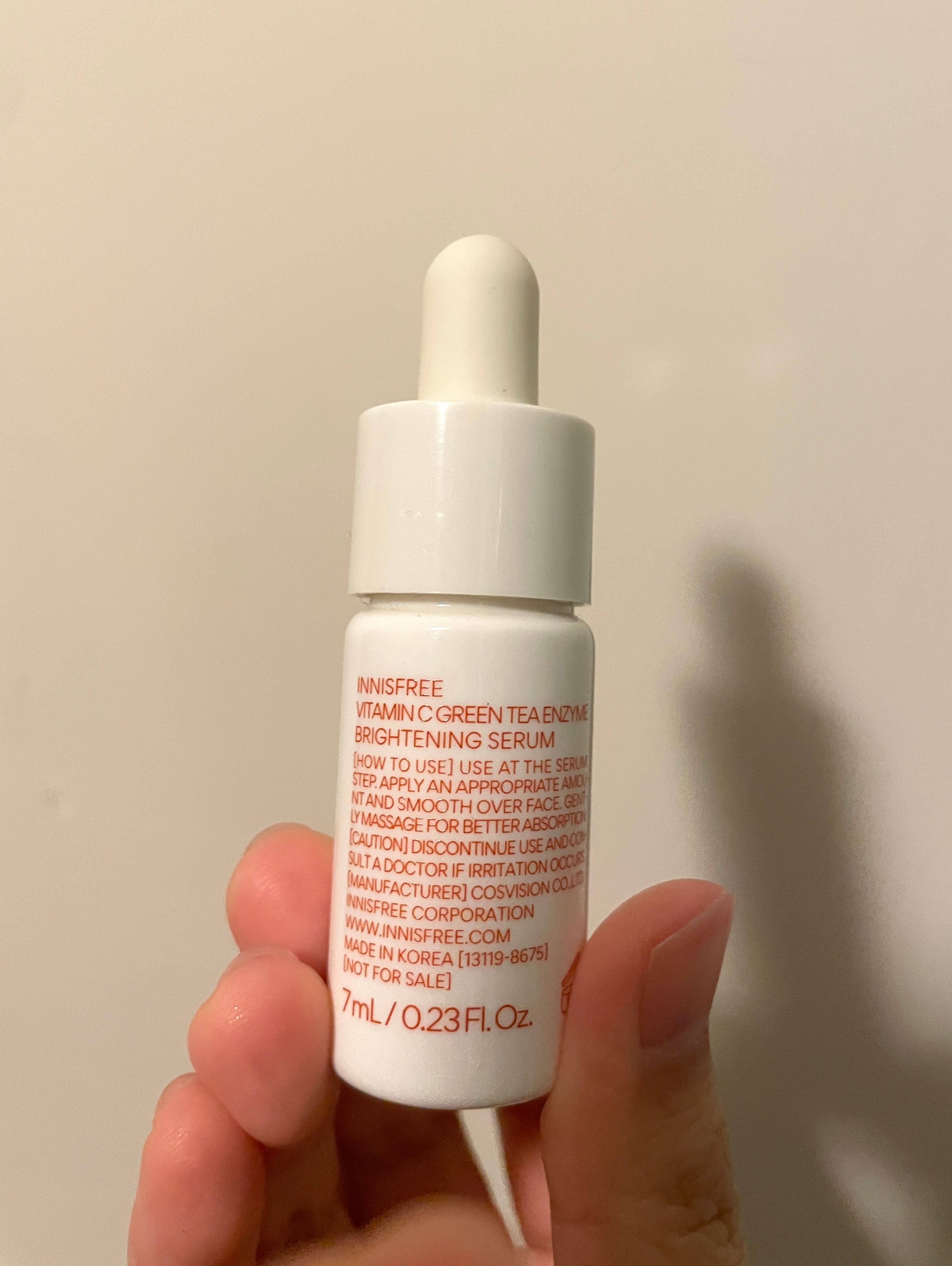 Innisfree 維他命C綠茶酵素透亮精華 (維C極光精華) 真實評價/實測照片 byJo****ar 1