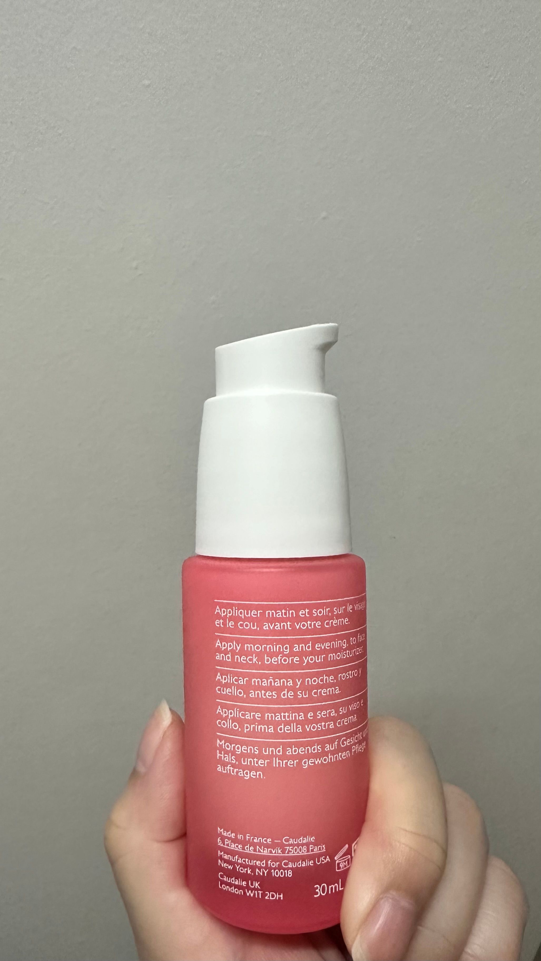 Caudalie 葡萄籽急救保濕精華 真實評價/用後感 byzoe**************.hk 1 Caudalie 葡萄籽急救保濕精華 真實評價/實測照片 byzoe**************.hk 1