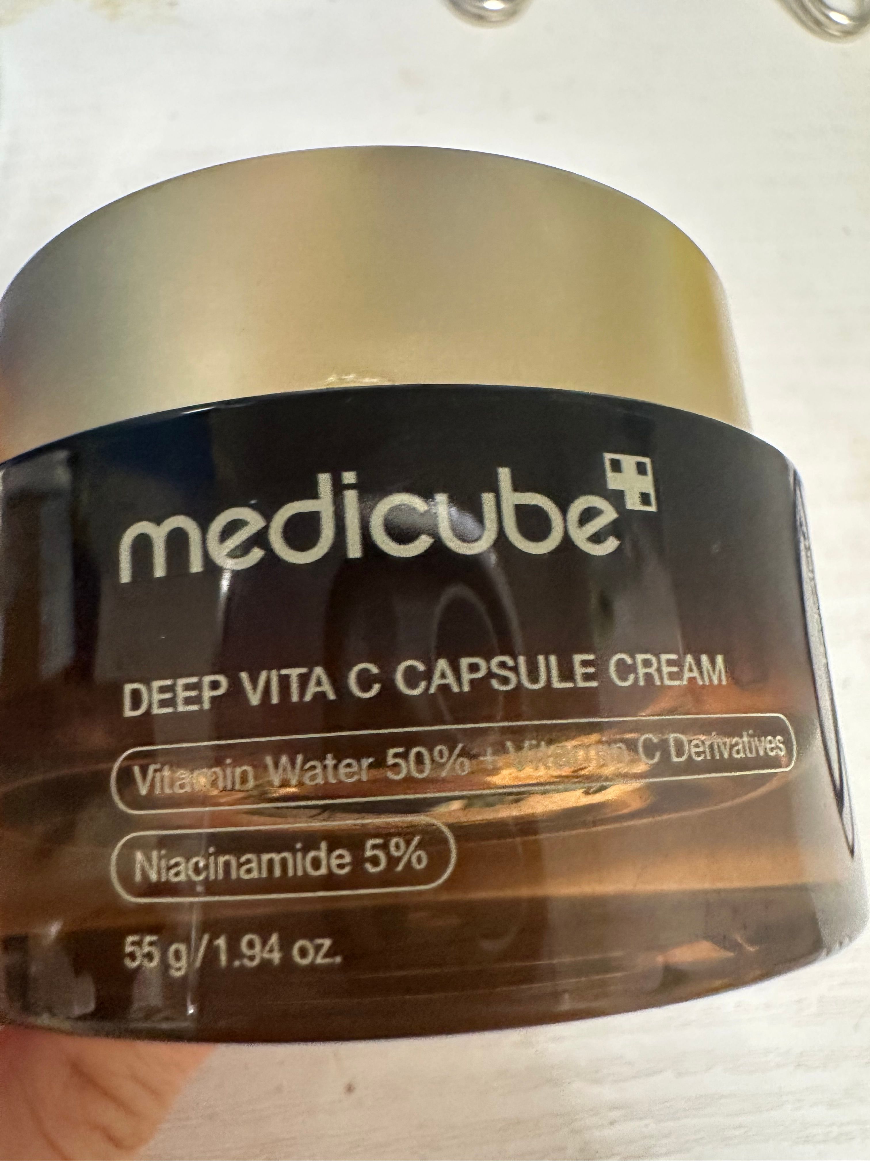 Medicube DEEP維C膠囊凝霜 真實評價/實測照片 byja***un 2