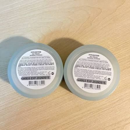 Innisfree 控油礦物質散粉 真實評價/實測照片 byCHU***** NG 2