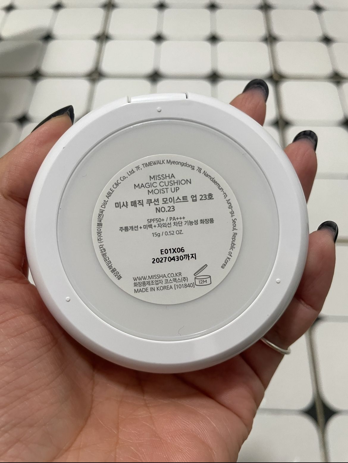 Missha 魔幻保濕氣墊粉底 真實評價/用後感 byrac******************.hk 1 Missha 魔幻保濕氣墊粉底 真實評價/實測照片 byrac******************.hk 1