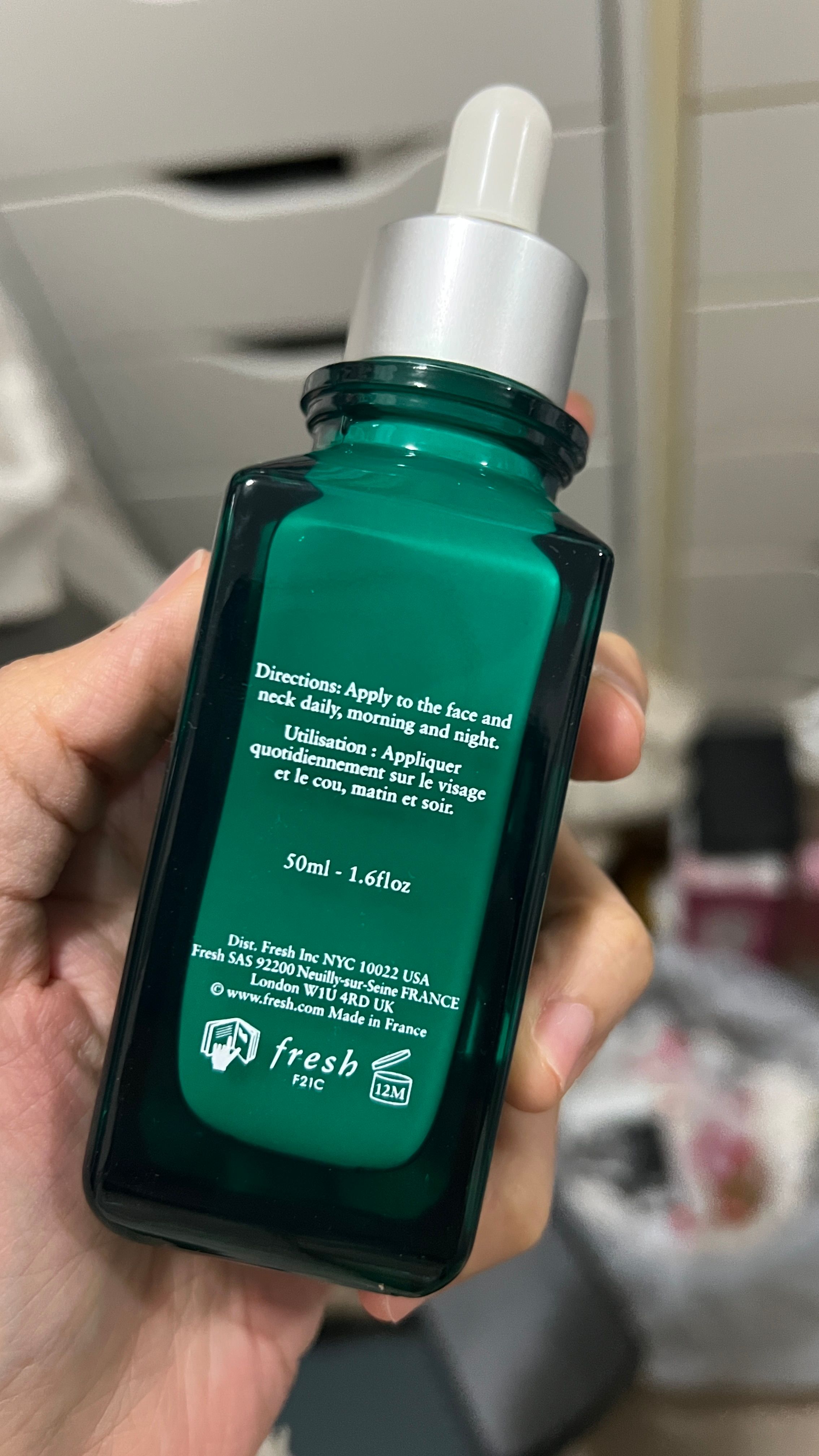 Fresh 火山茶激活精華 Tea Elixir Skin Resilience Activating Serum 真實評價/實測照片 byl***i 1