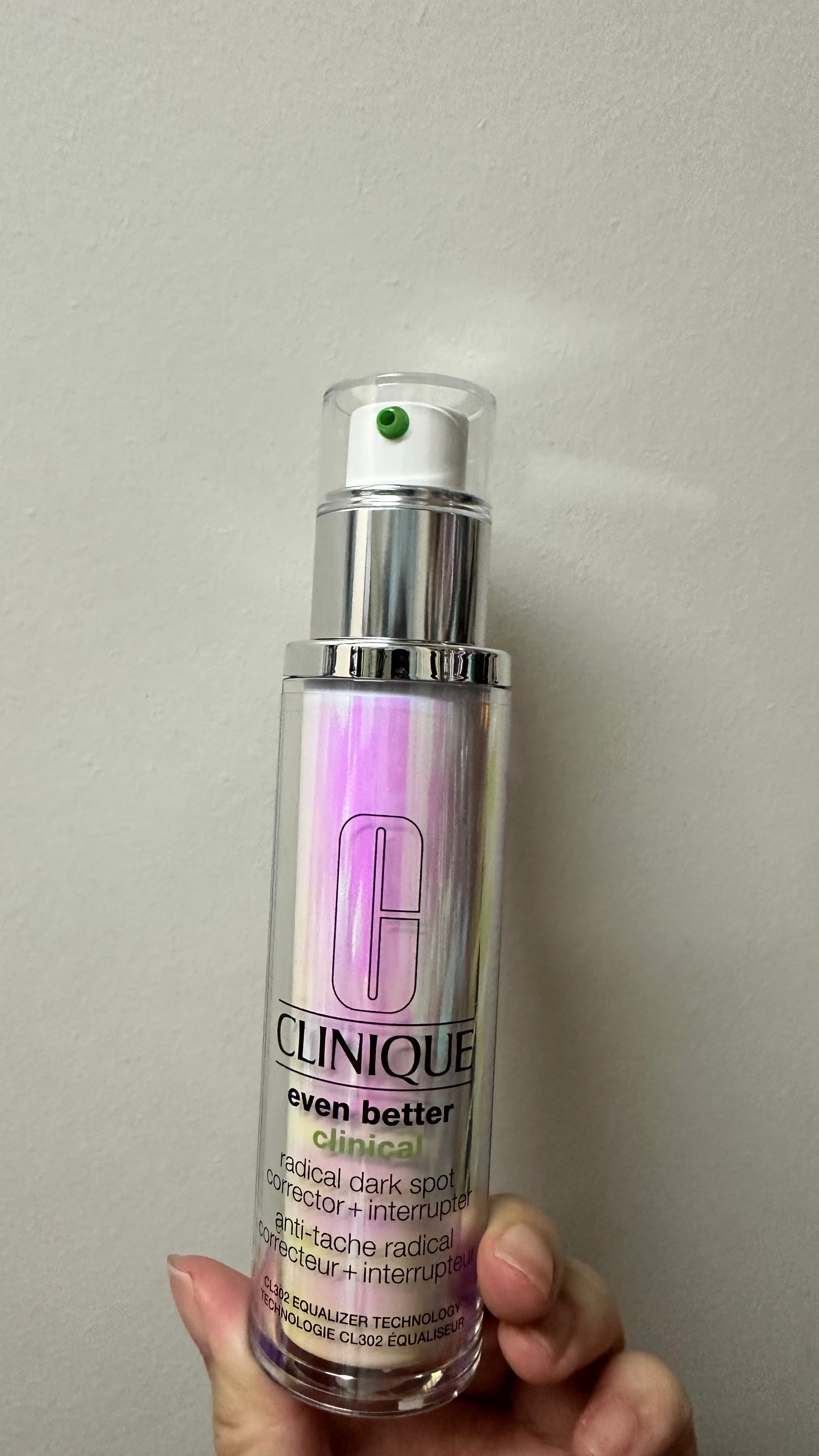 Clinique 勻淨科研亮白淡斑雙效精華 Even Better Clinical Dark Spot Corrector and Optimizer 真實評價/實測照片 byzoe**************.hk 1