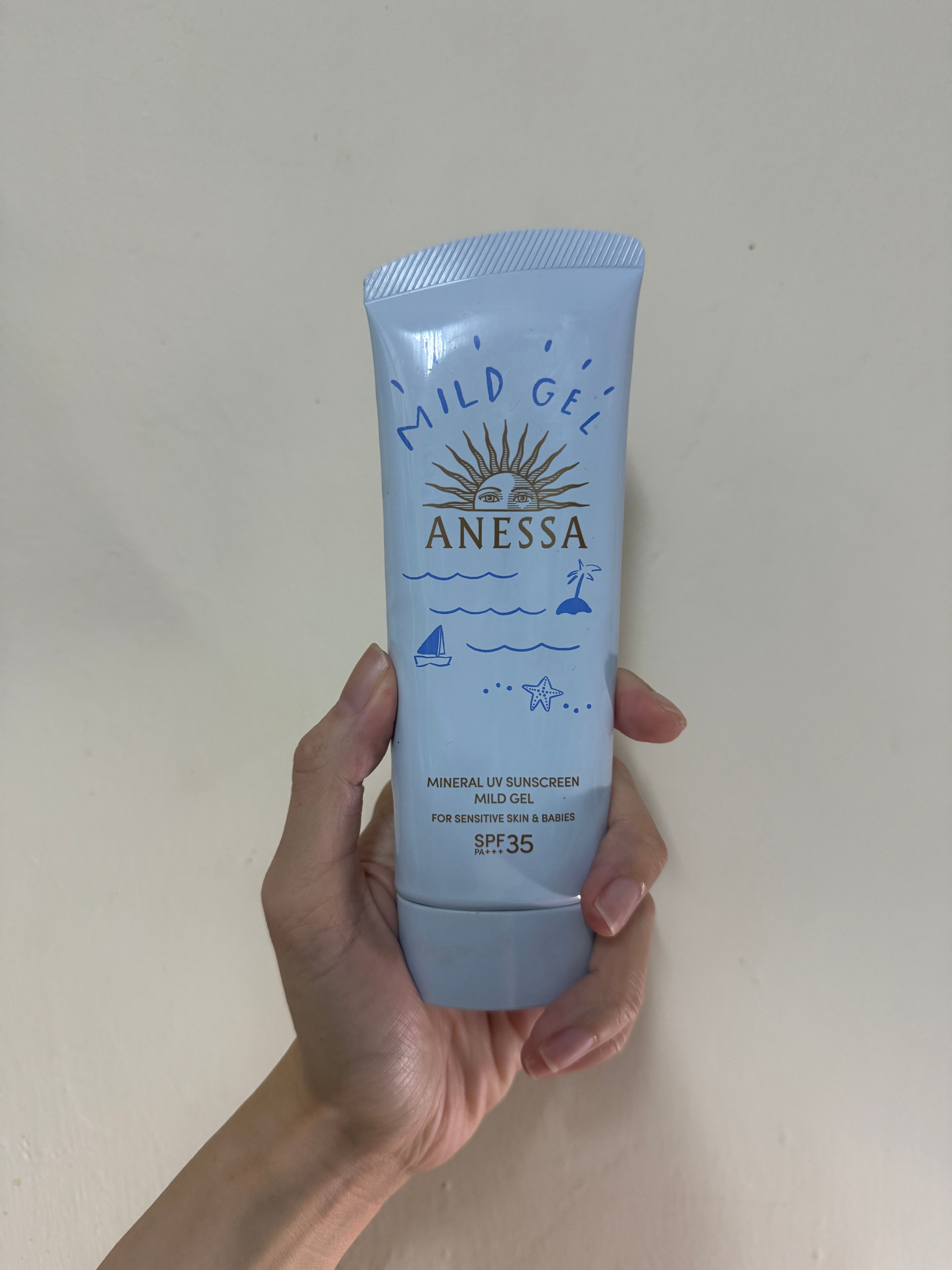 Anessa 安耐曬 Anessa純物理補濕UV乳霜 SPF35 PA+++  真實評價/實測照片 byKa**tt 2