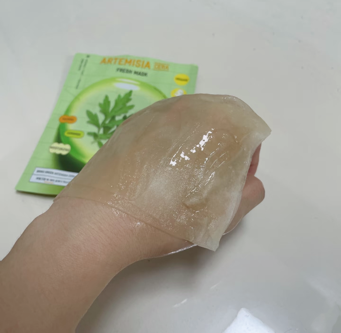 Bring Green 茵陳蒿鎮靜長效補水面膜 真實評價/實測照片 by[20********************YAN 1