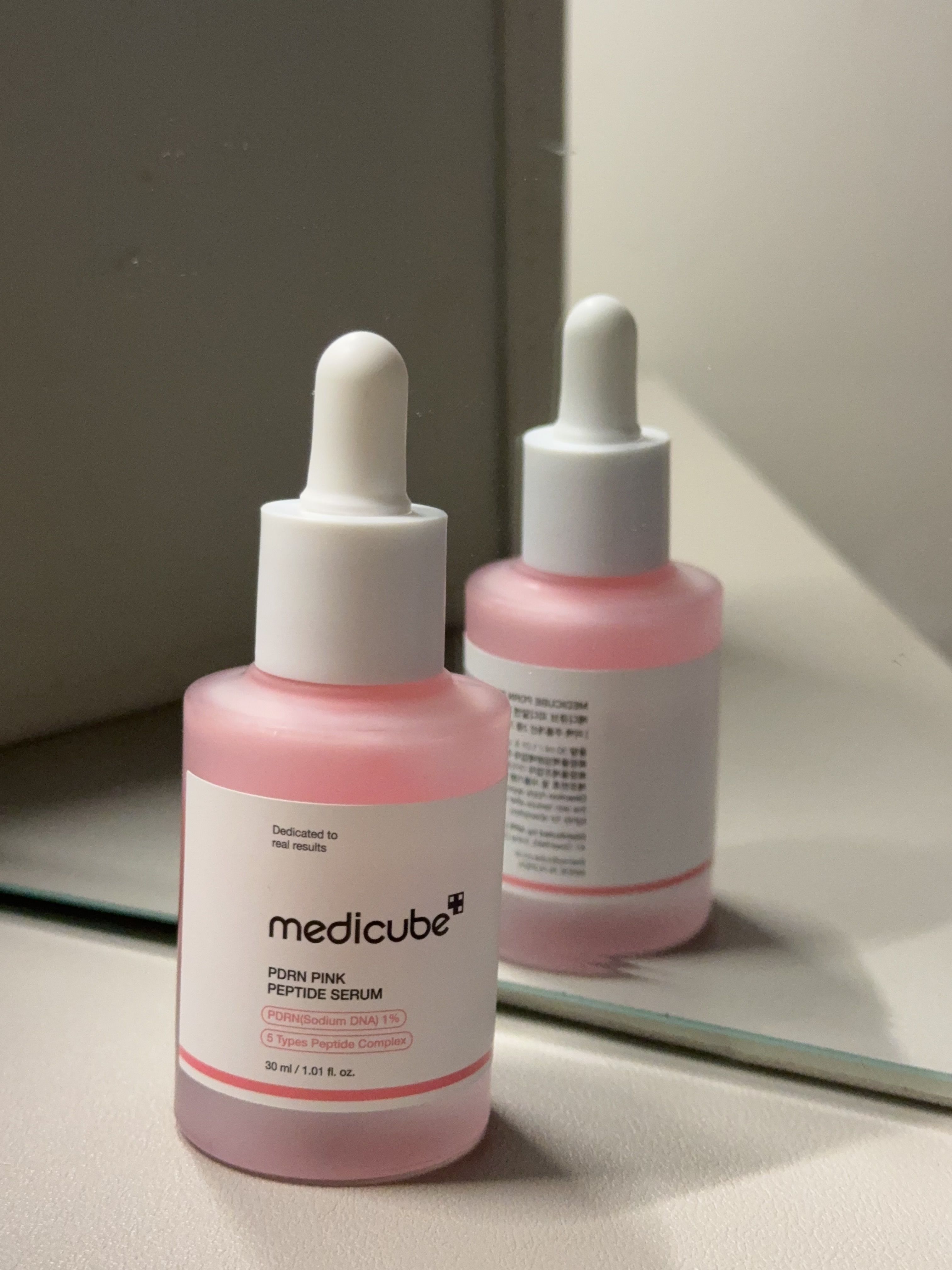 Medicube PDRN 粉紅胜肽膠原蛋白安瓶 真實評價/實測照片 bybe****be 2