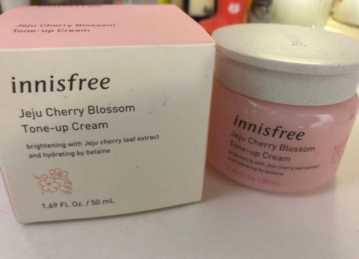 Innisfree 濟州王櫻透嫩素顏霜 真實評價/實測照片 bymyt*************com 1