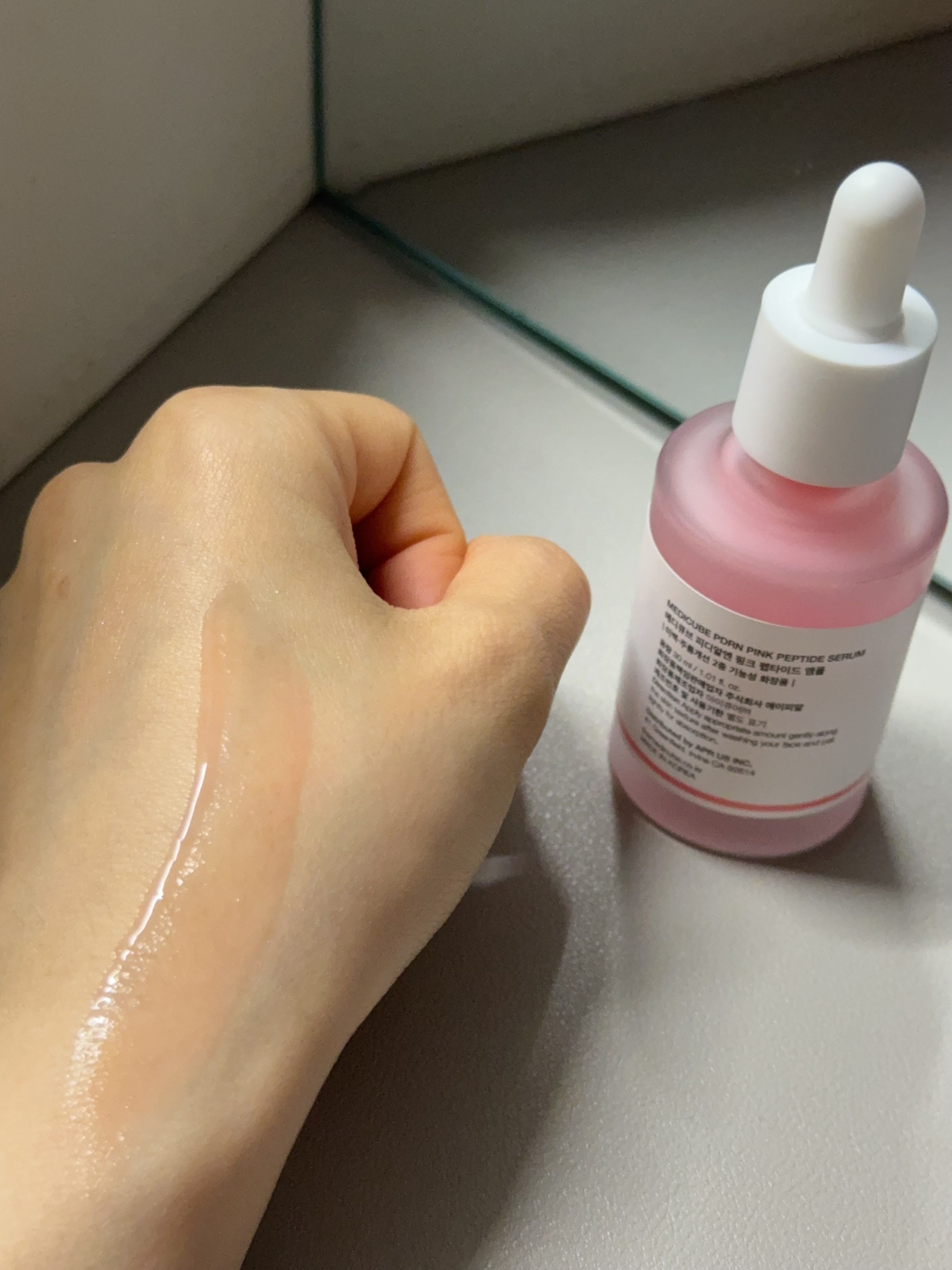 Medicube PDRN 粉紅胜肽膠原蛋白安瓶 真實評價/實測照片 bybe****be 2