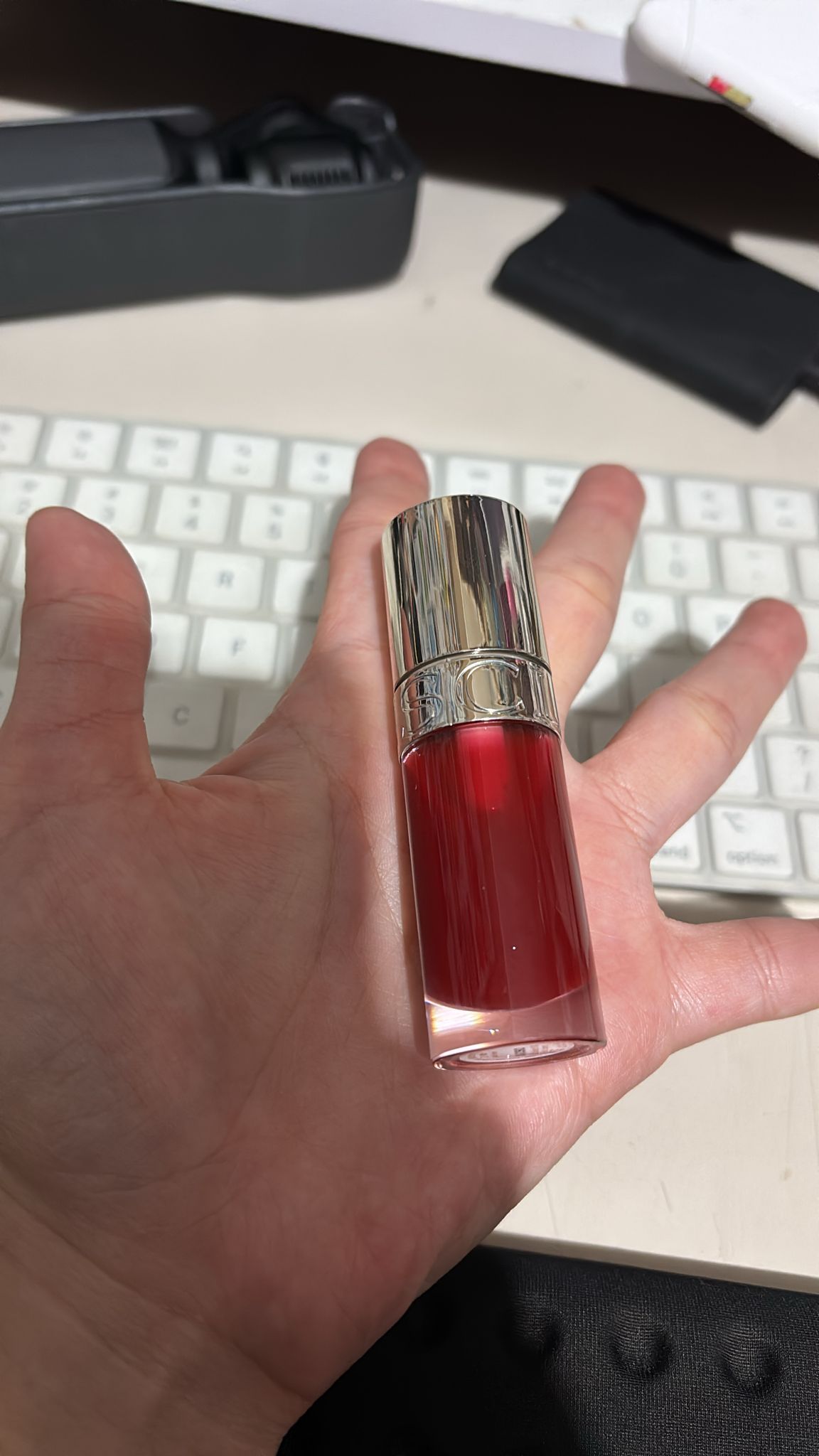 CLARINS 凝亮護唇油 真實評價/實測照片 byRac*****************die 1