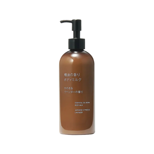 Muji 精油香薰身體乳液 日本絲柏和薰衣草