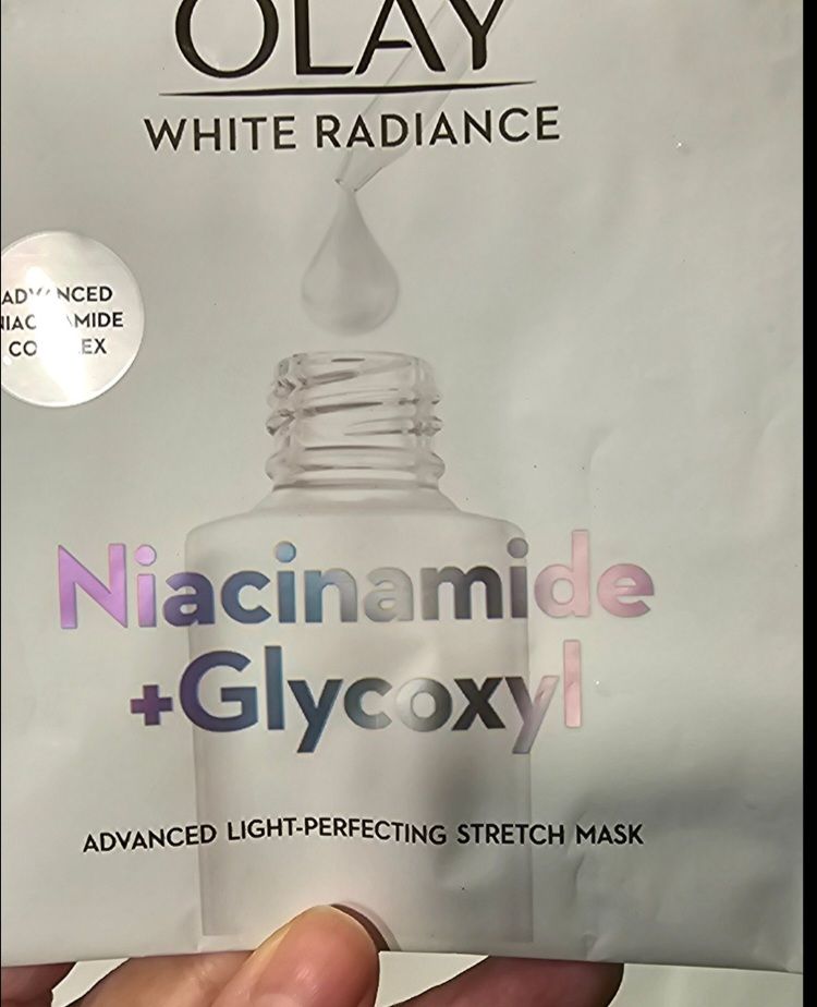 Olay 水感透白光曜鑽紋彈力面膜 真實評價/實測照片 byCry**** Li 2